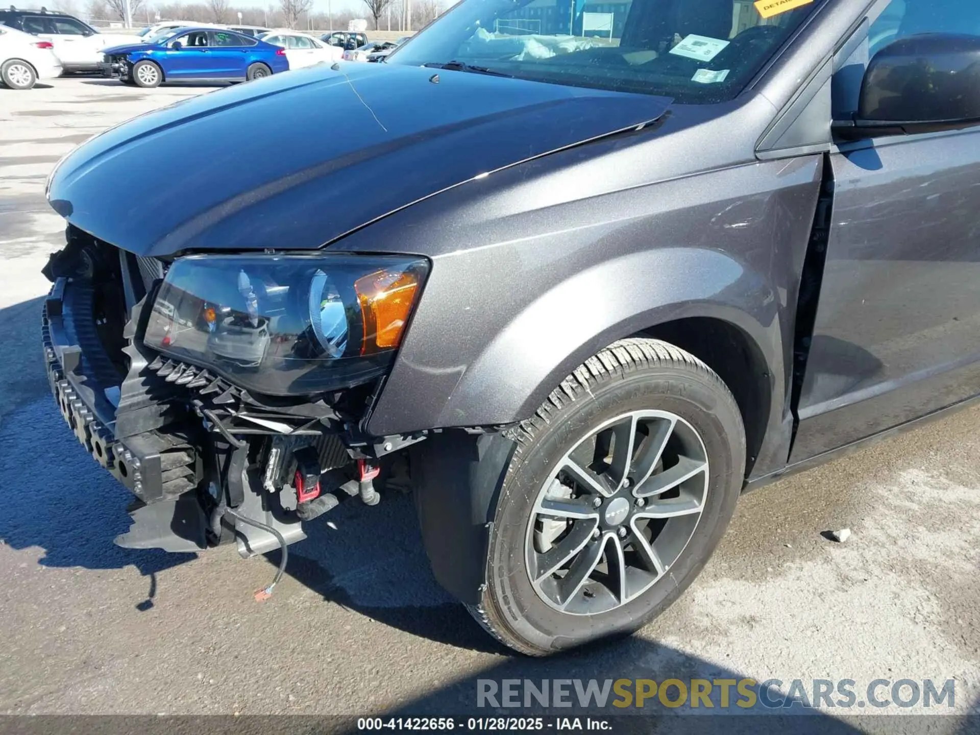 6 fotografías del automóvil dañado 2C4RDGEG9KR614094 DODGE GRAND CARAVAN 2019