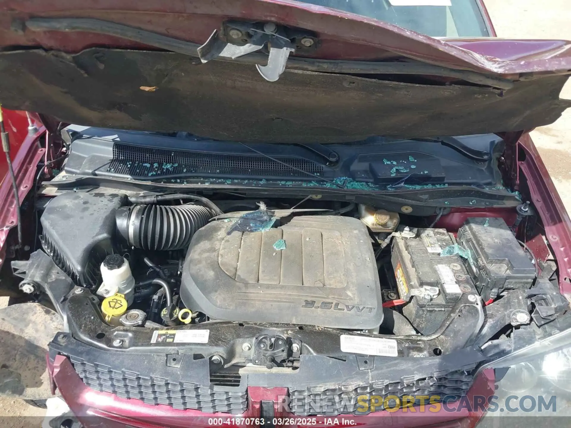10 fotografías del automóvil dañado 2C4RDGEGXKR658847 DODGE GRAND CARAVAN 2019
