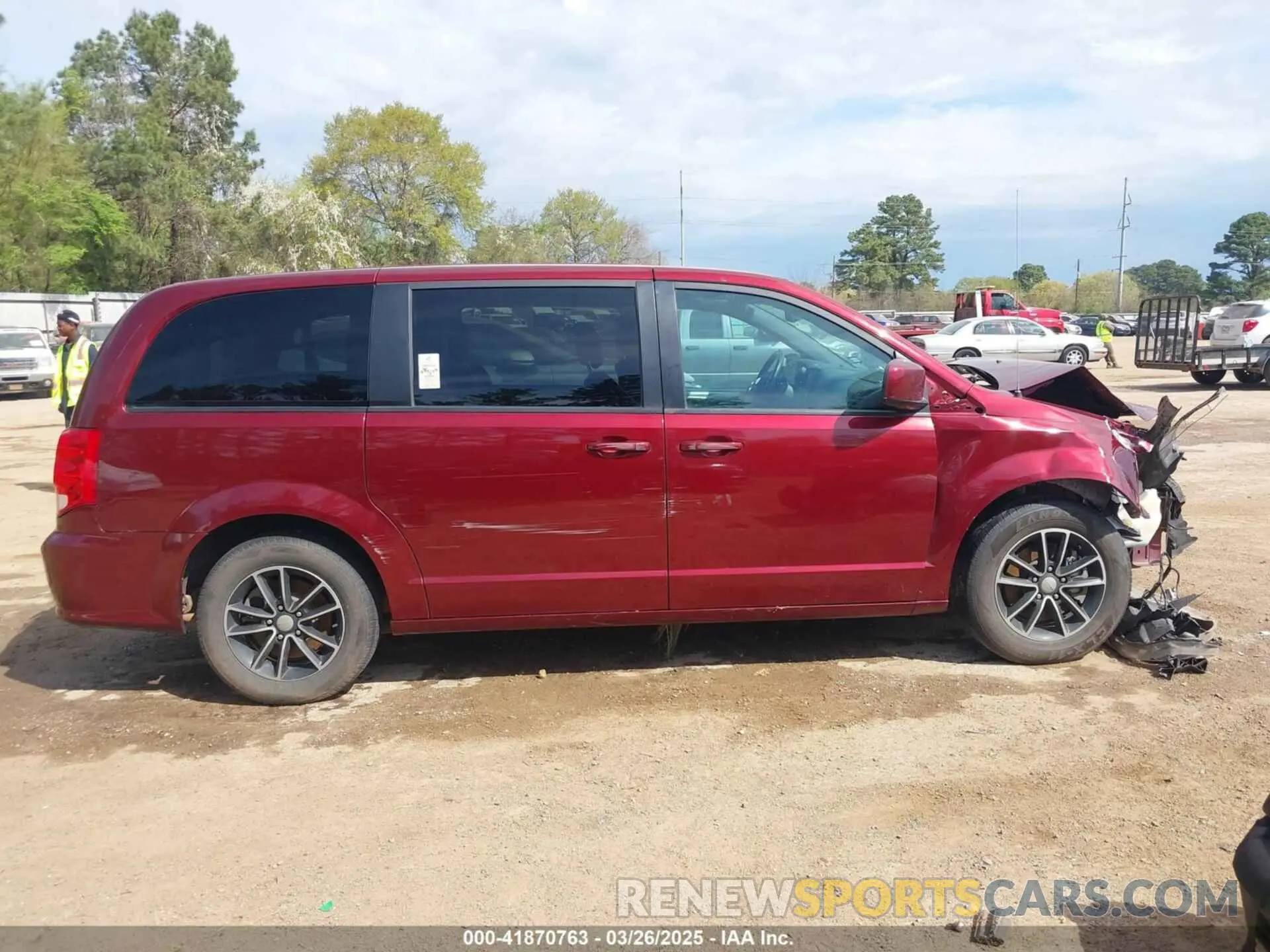 13 fotografías del automóvil dañado 2C4RDGEGXKR658847 DODGE GRAND CARAVAN 2019