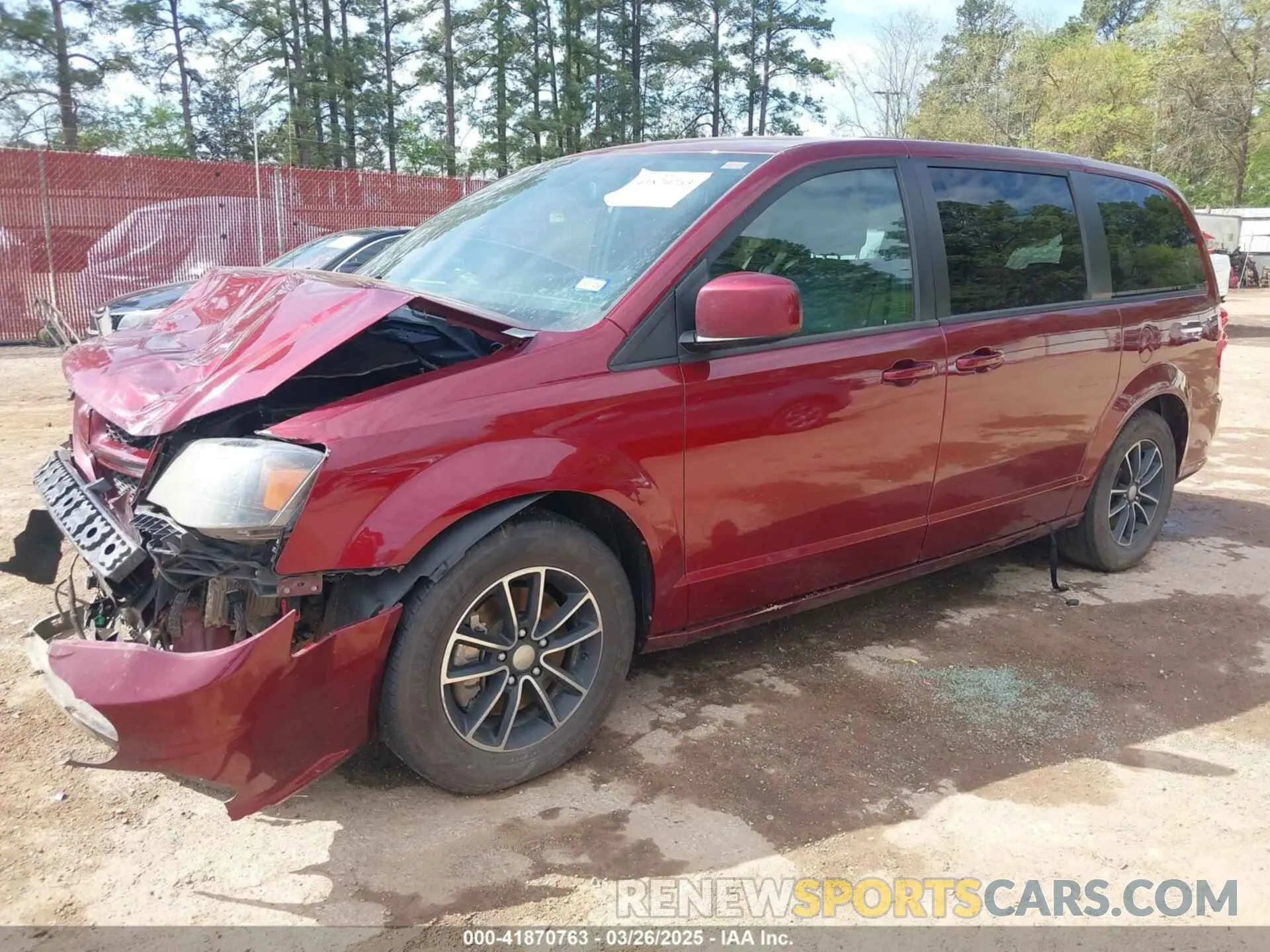 2 fotografías del automóvil dañado 2C4RDGEGXKR658847 DODGE GRAND CARAVAN 2019