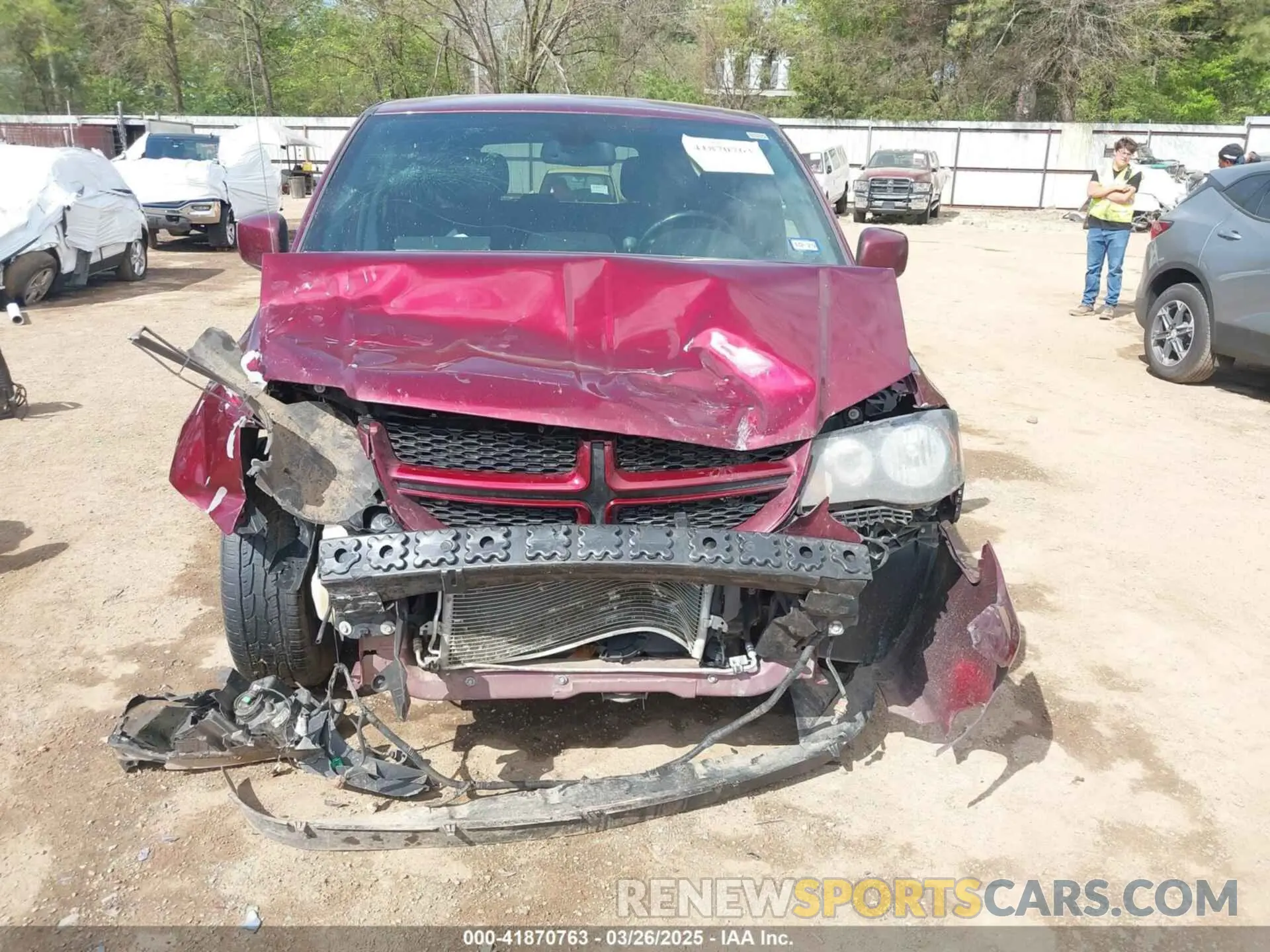 6 fotografías del automóvil dañado 2C4RDGEGXKR658847 DODGE GRAND CARAVAN 2019