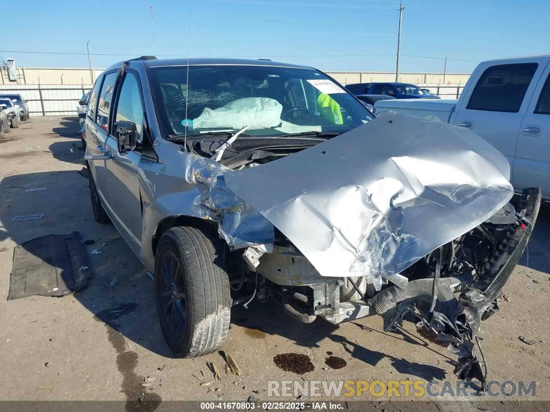 1 fotografías del automóvil dañado 2C4RDGEGXKR749990 DODGE GRAND CARAVAN 2019
