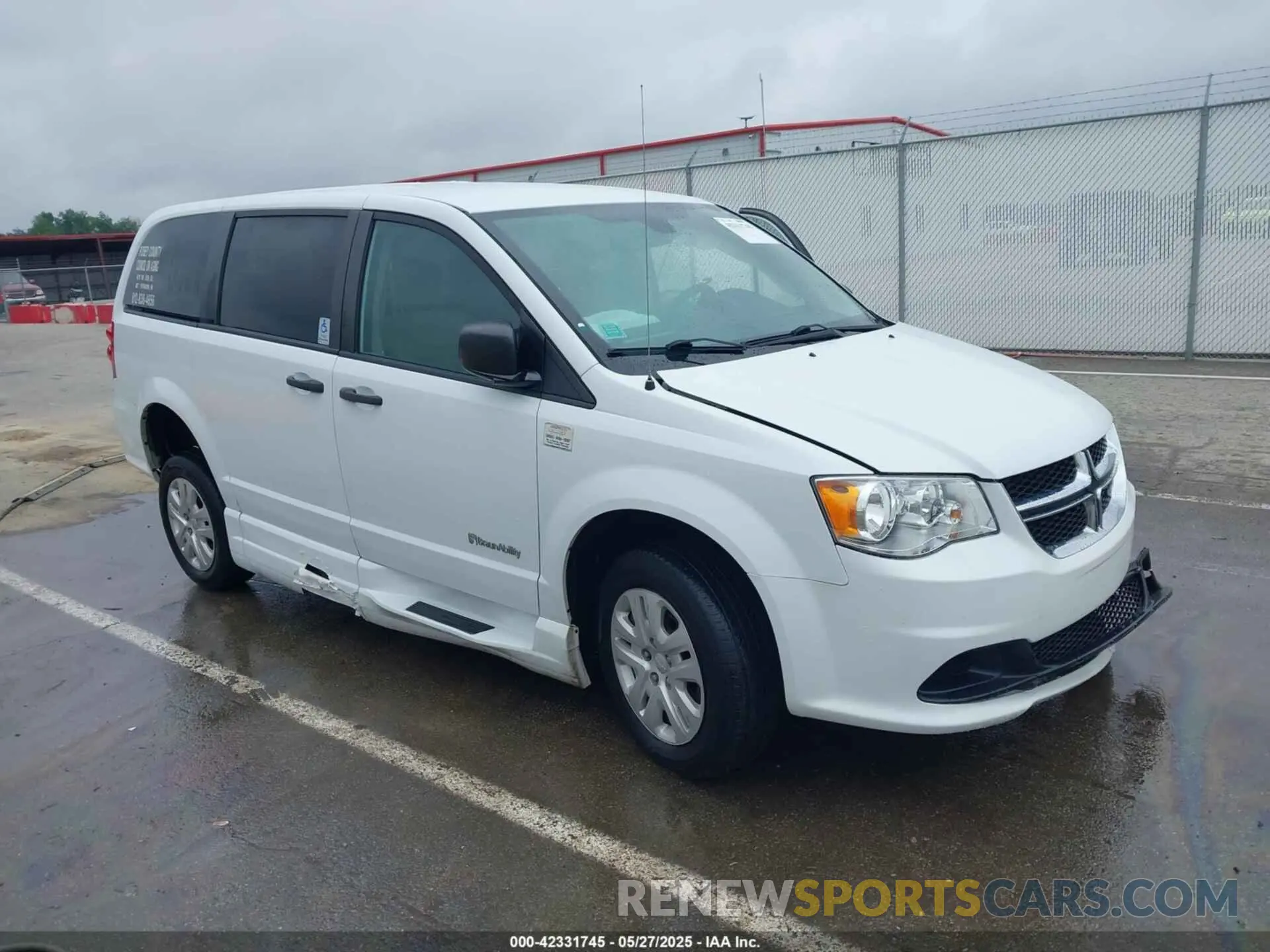 1 fotografías del automóvil dañado 2C7WDGBG0KR649598 DODGE GRAND CARAVAN 2019