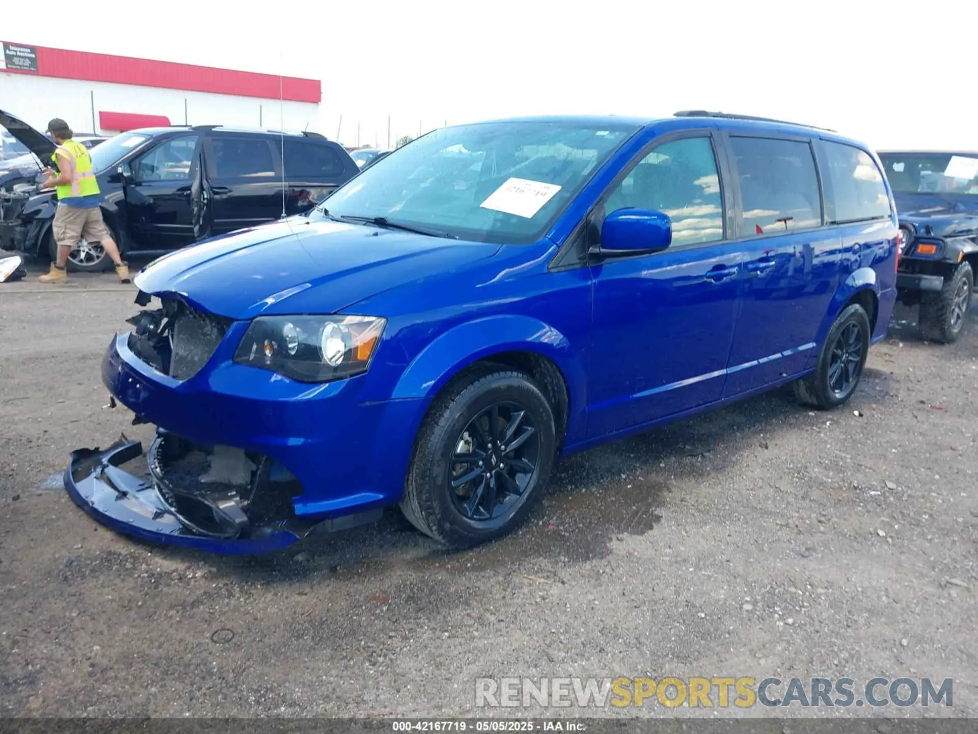2 fotografías del automóvil dañado 2C4RDGBGXLR236521 DODGE GRAND CARAVAN 2020