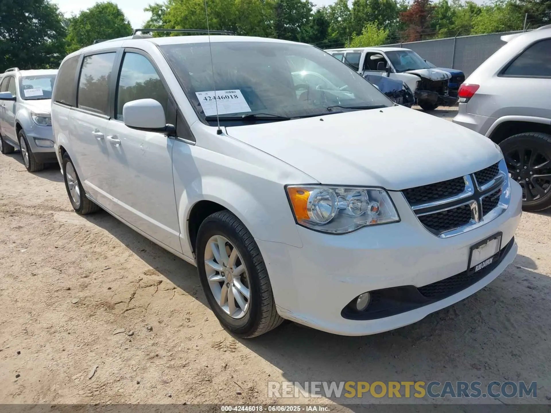 1 fotografías del automóvil dañado 2C4RDGCG1LR174683 DODGE GRAND CARAVAN 2020