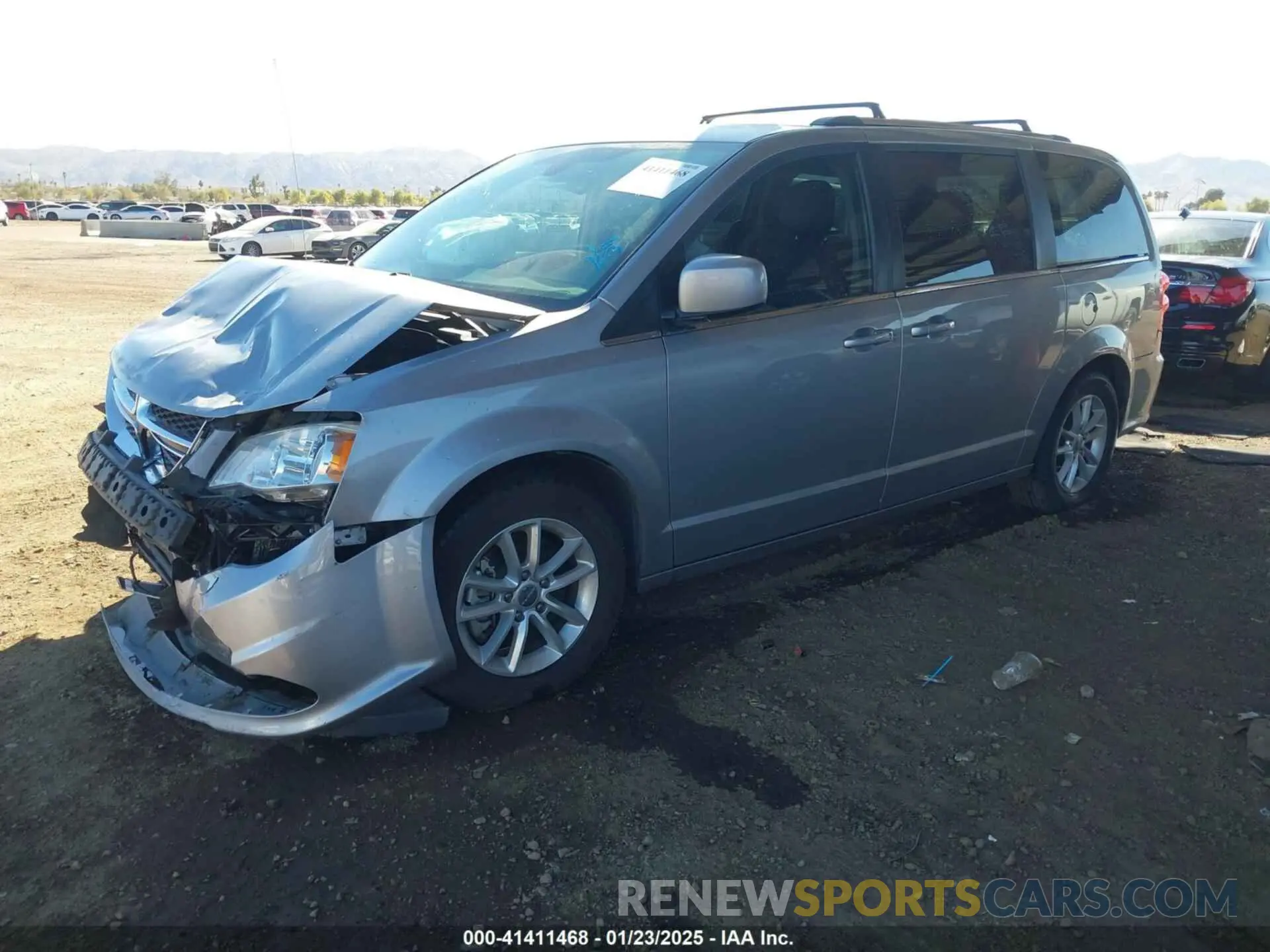 2 fotografías del automóvil dañado 2C4RDGCG2LR154457 DODGE GRAND CARAVAN 2020