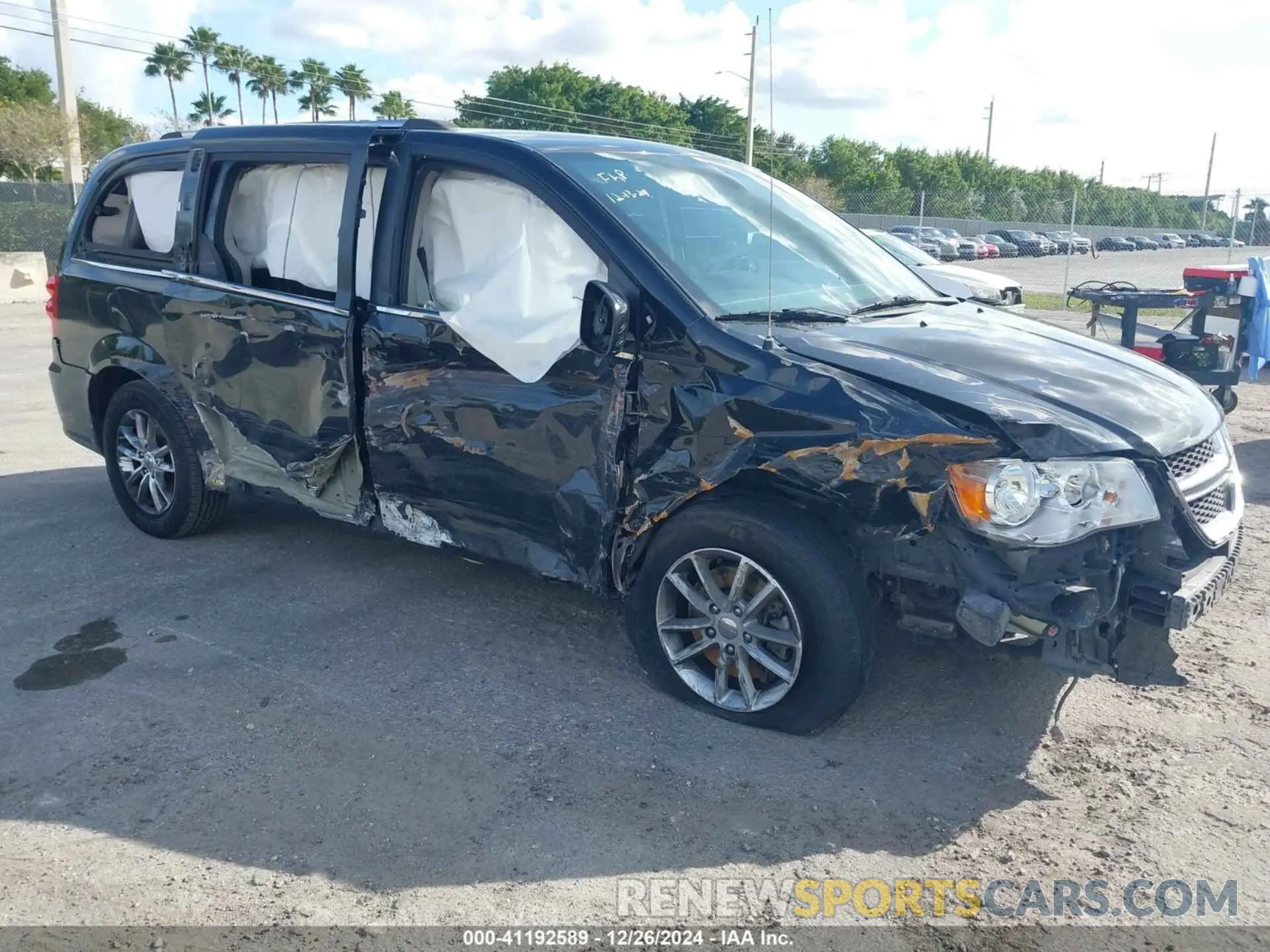 1 fotografías del automóvil dañado 2C4RDGCG3LR179934 DODGE GRAND CARAVAN 2020