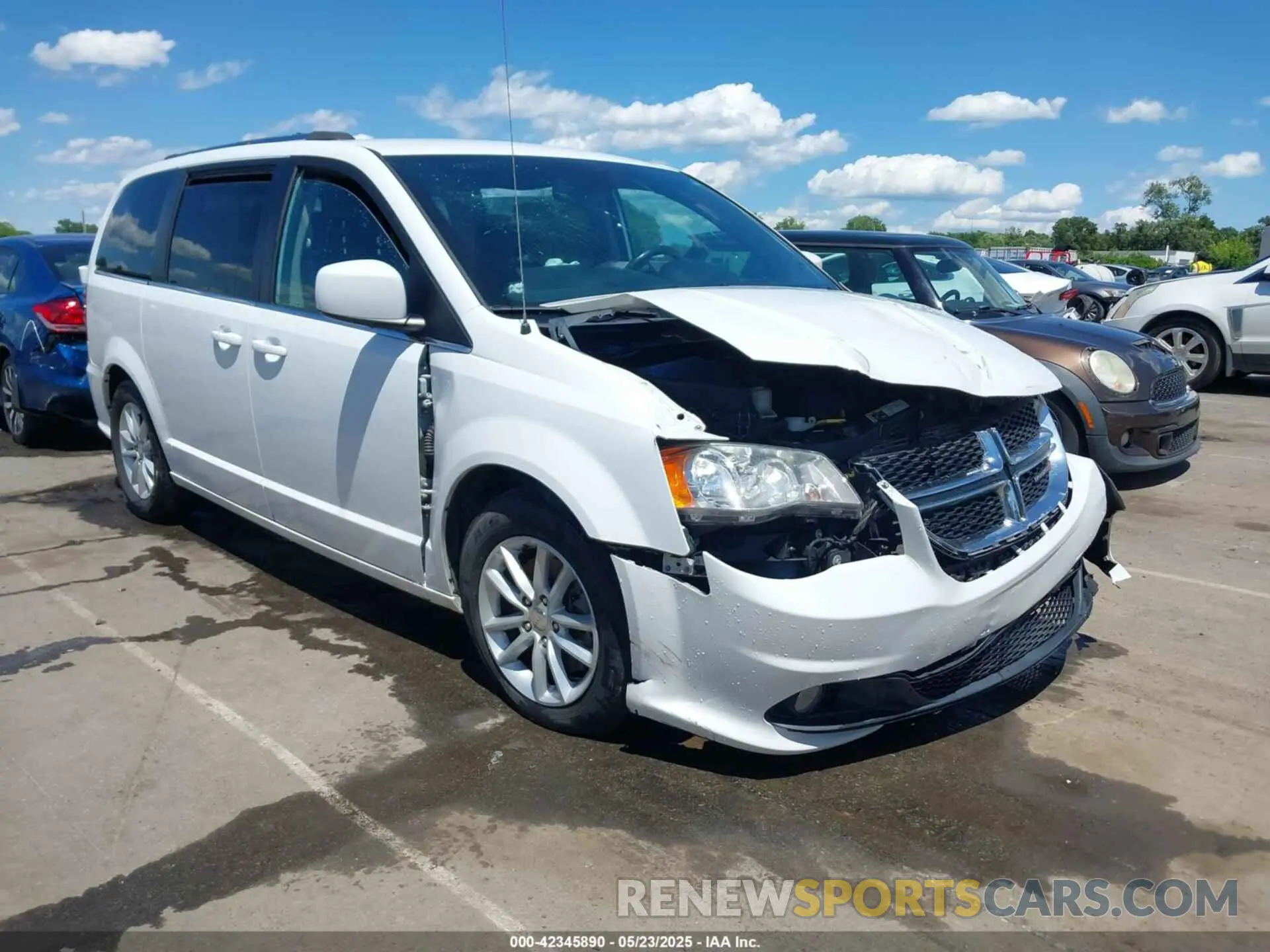 1 fotografías del automóvil dañado 2C4RDGCG7LR170203 DODGE GRAND CARAVAN 2020