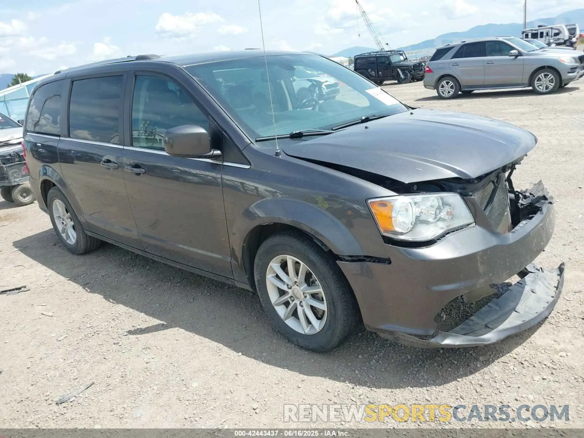 1 fotografías del automóvil dañado 2C4RDGCG9LR167092 DODGE GRAND CARAVAN 2020