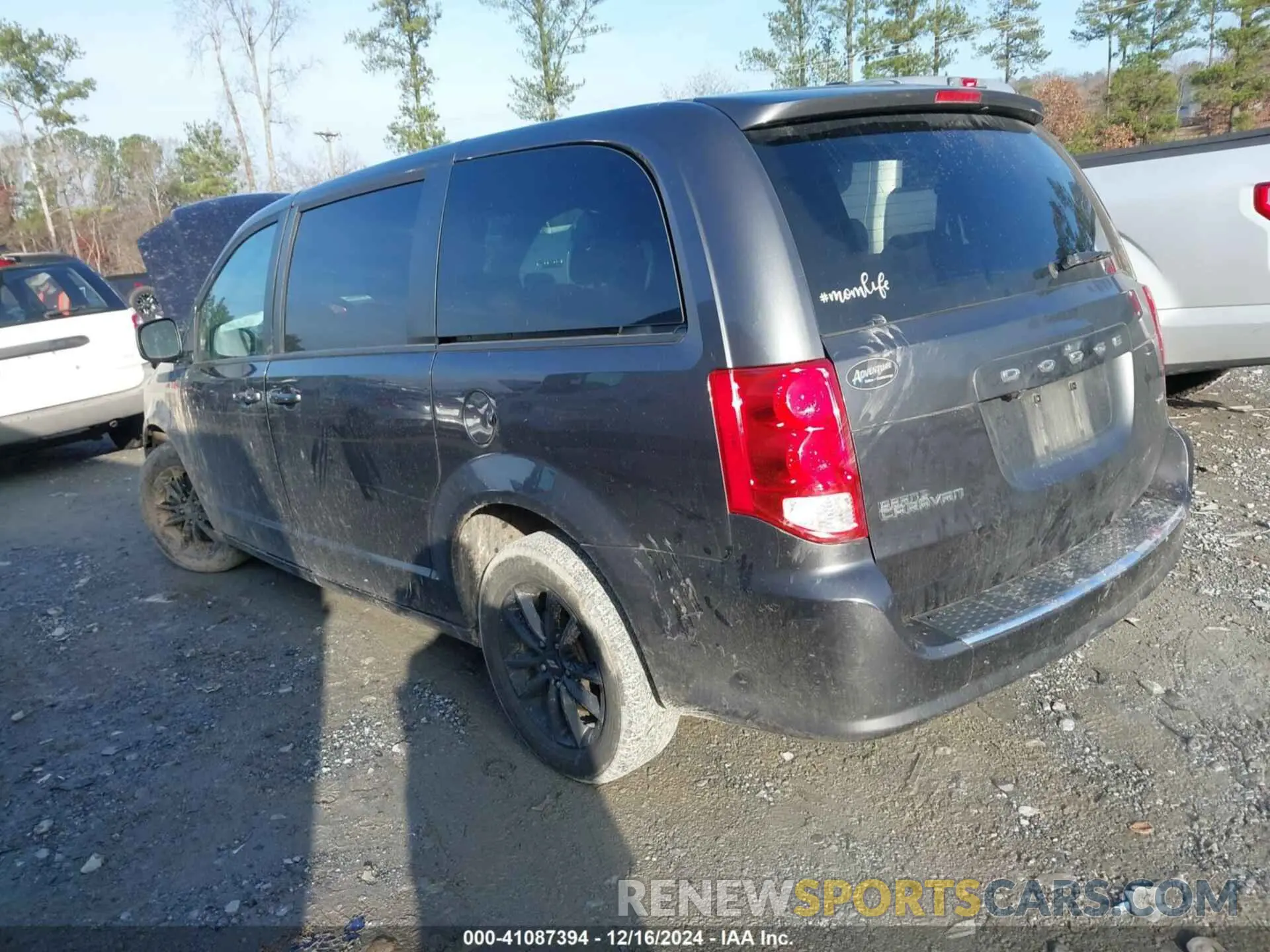 3 fotografías del automóvil dañado 2C4RDGEG5LR204555 DODGE GRAND CARAVAN 2020