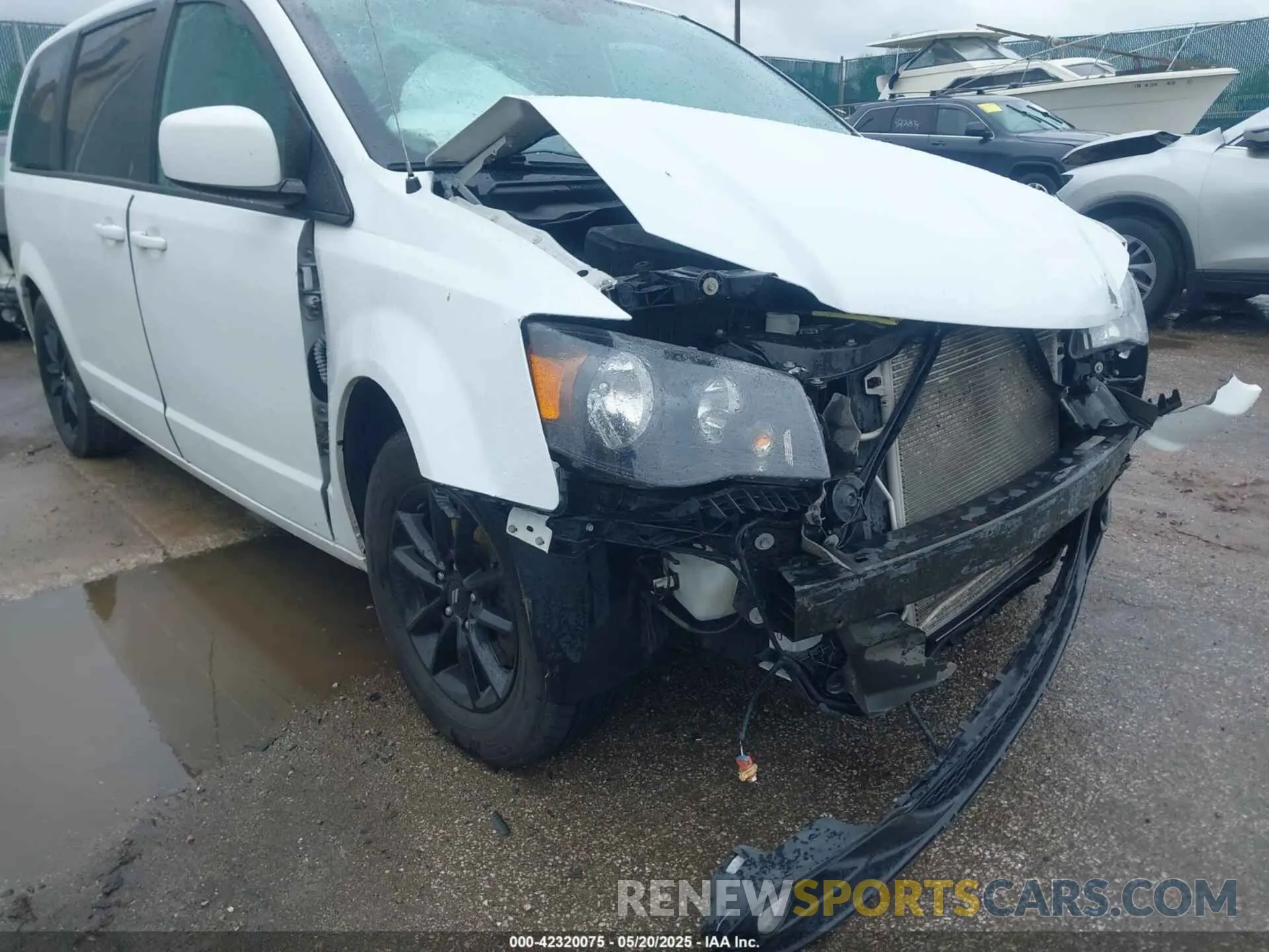 6 fotografías del automóvil dañado 2C4RDGEG8LR160325 DODGE GRAND CARAVAN 2020