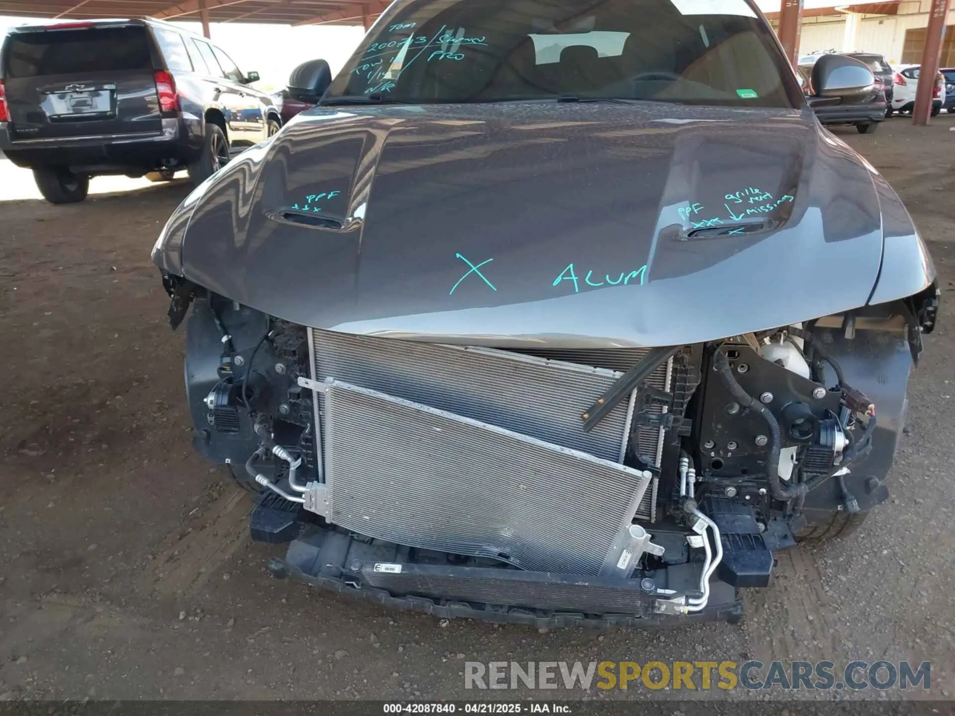 6 fotografías del automóvil dañado ZACNDFAN2P3A01833 DODGE HORNET 2023