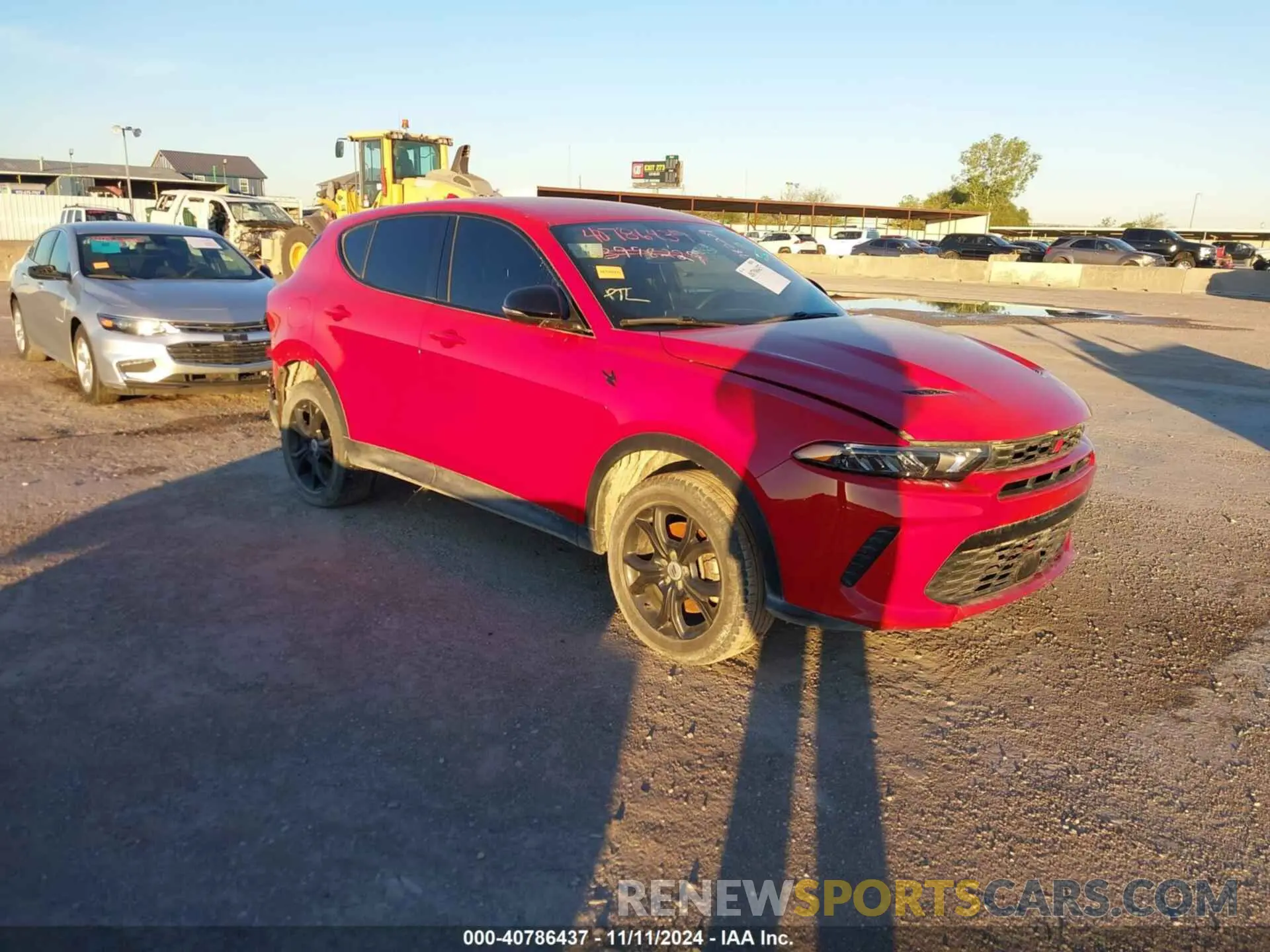 1 fotografías del automóvil dañado ZACNDFAN8P3A04008 DODGE HORNET 2023