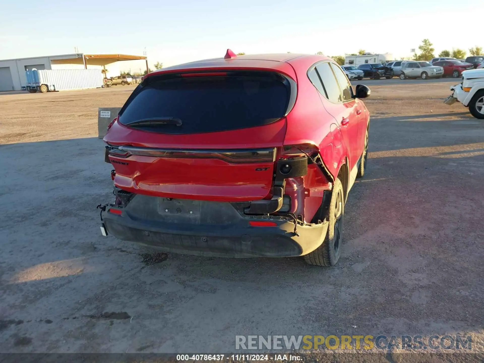 17 fotografías del automóvil dañado ZACNDFAN8P3A04008 DODGE HORNET 2023