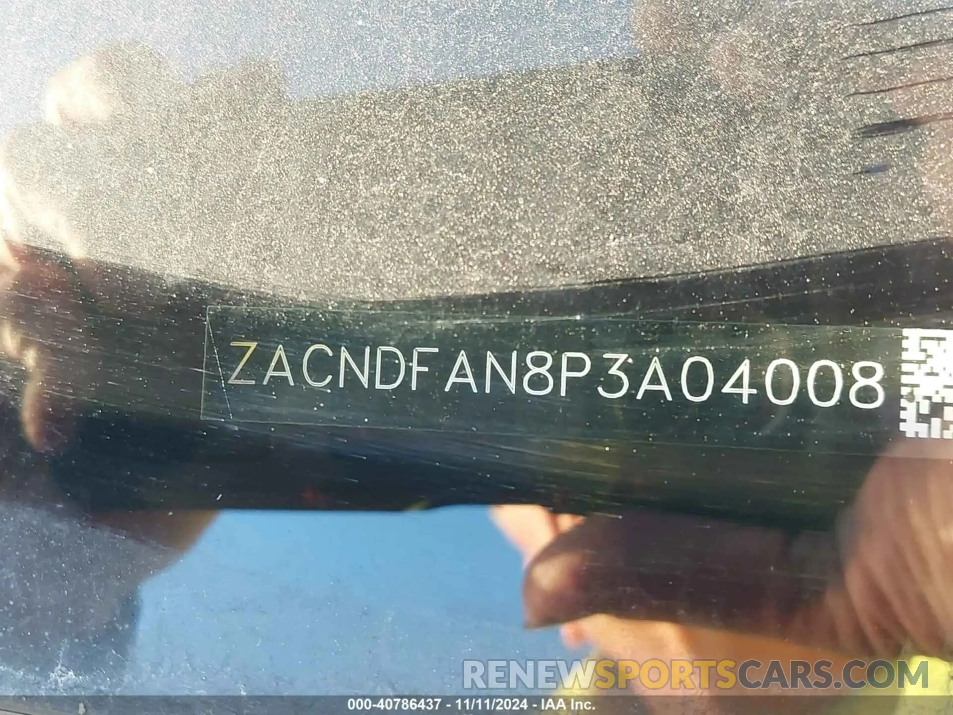 9 fotografías del automóvil dañado ZACNDFAN8P3A04008 DODGE HORNET 2023
