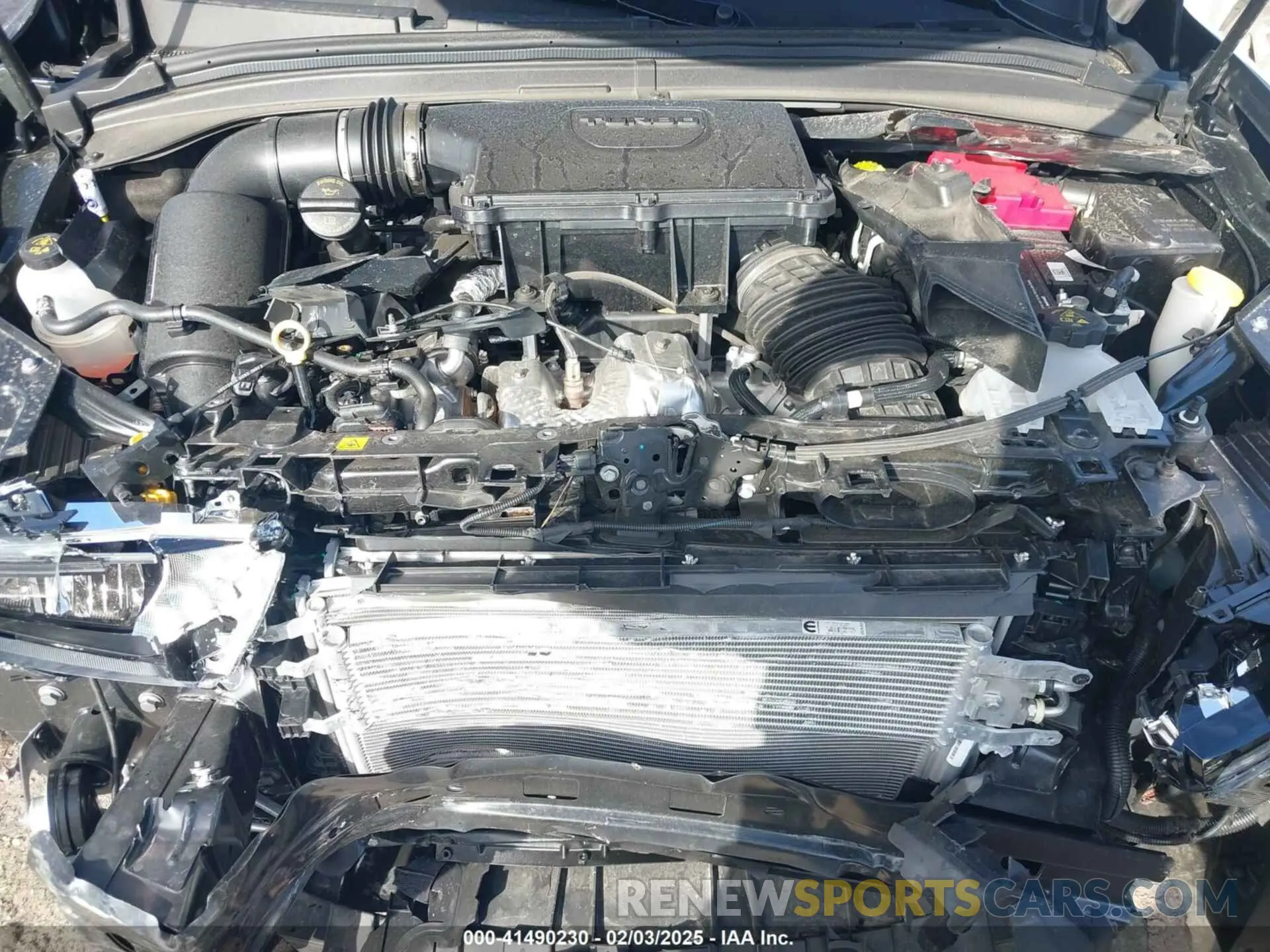 10 fotografías del automóvil dañado ZACNDFAN5R3A36112 DODGE HORNET 2024