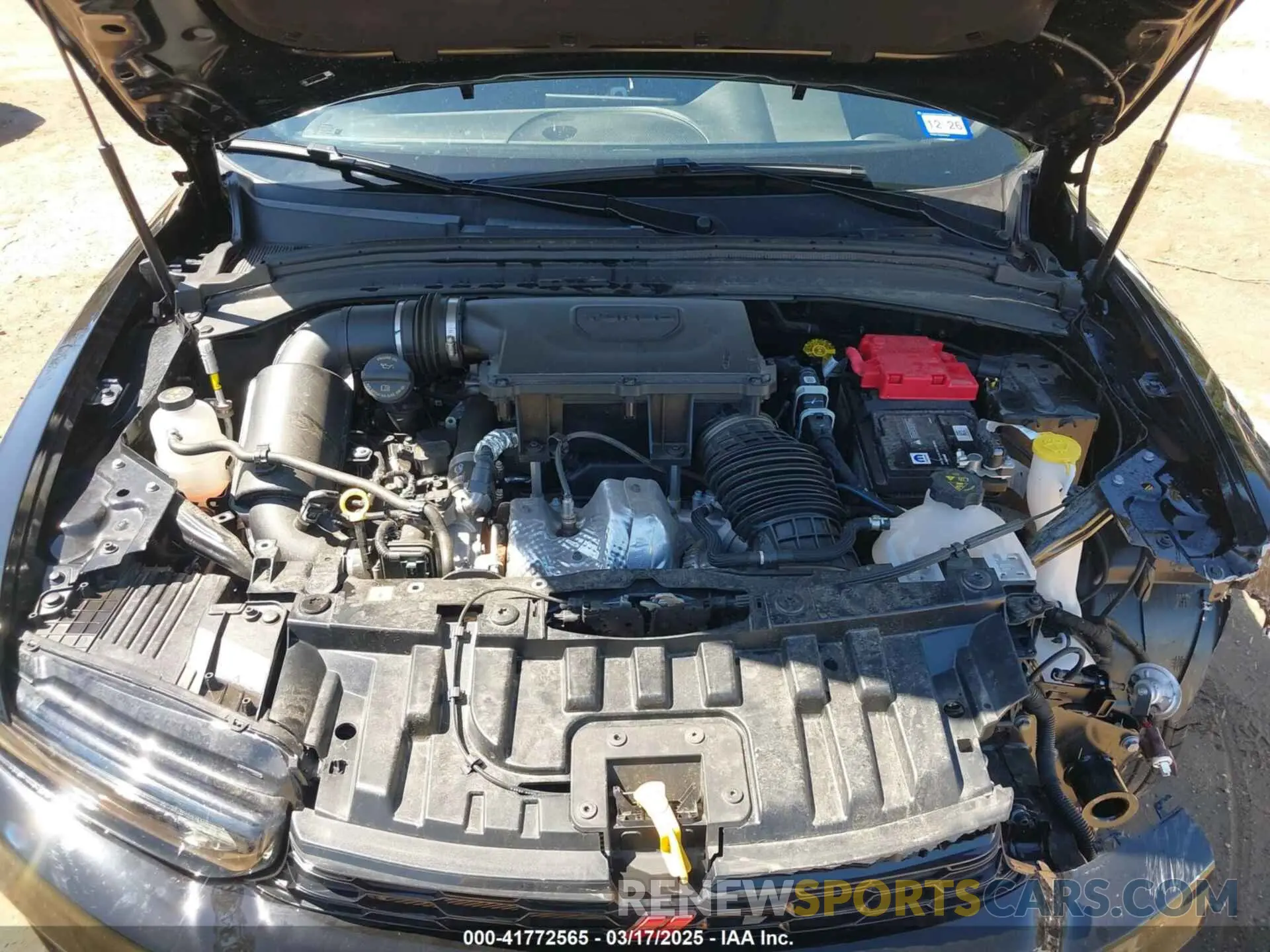10 fotografías del automóvil dañado ZACNDFAN6R3A40380 DODGE HORNET 2024