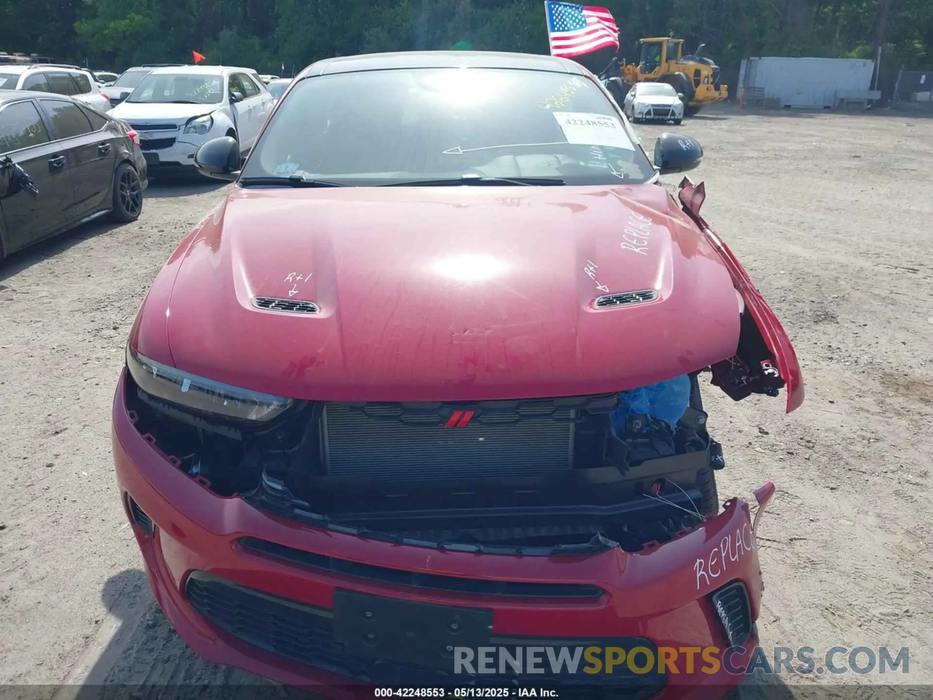 12 fotografías del automóvil dañado ZACPDFDW5R3A16598 DODGE HORNET 2024