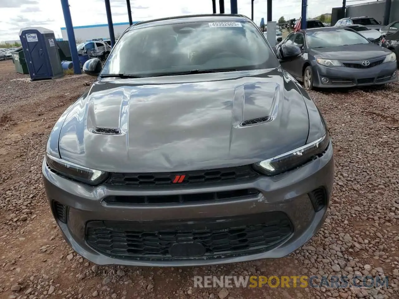 5 fotografías del automóvil dañado ZACNDFAN3R3A13248 DODGE HORNET GT 2024