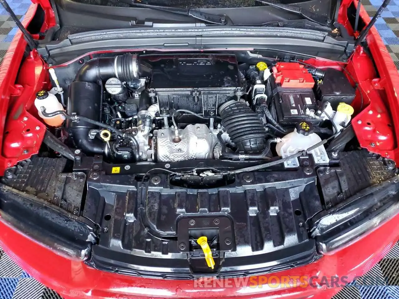 12 fotografías del automóvil dañado ZACNDFAN4R3A41902 DODGE HORNET GT 2024