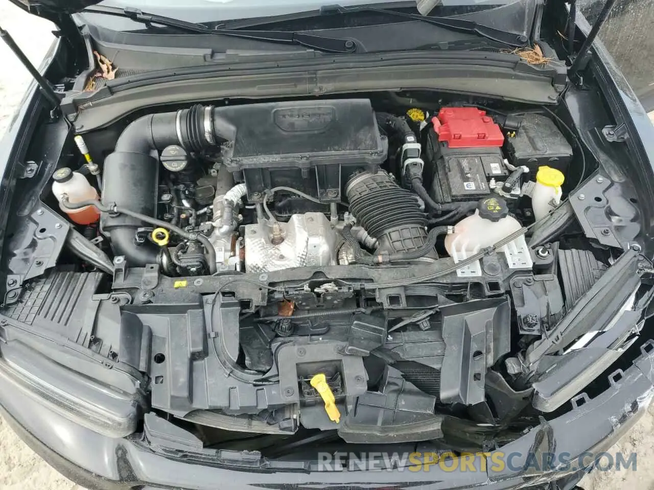 11 fotografías del automóvil dañado ZACNDFAN8R3A08577 DODGE HORNET GT 2024
