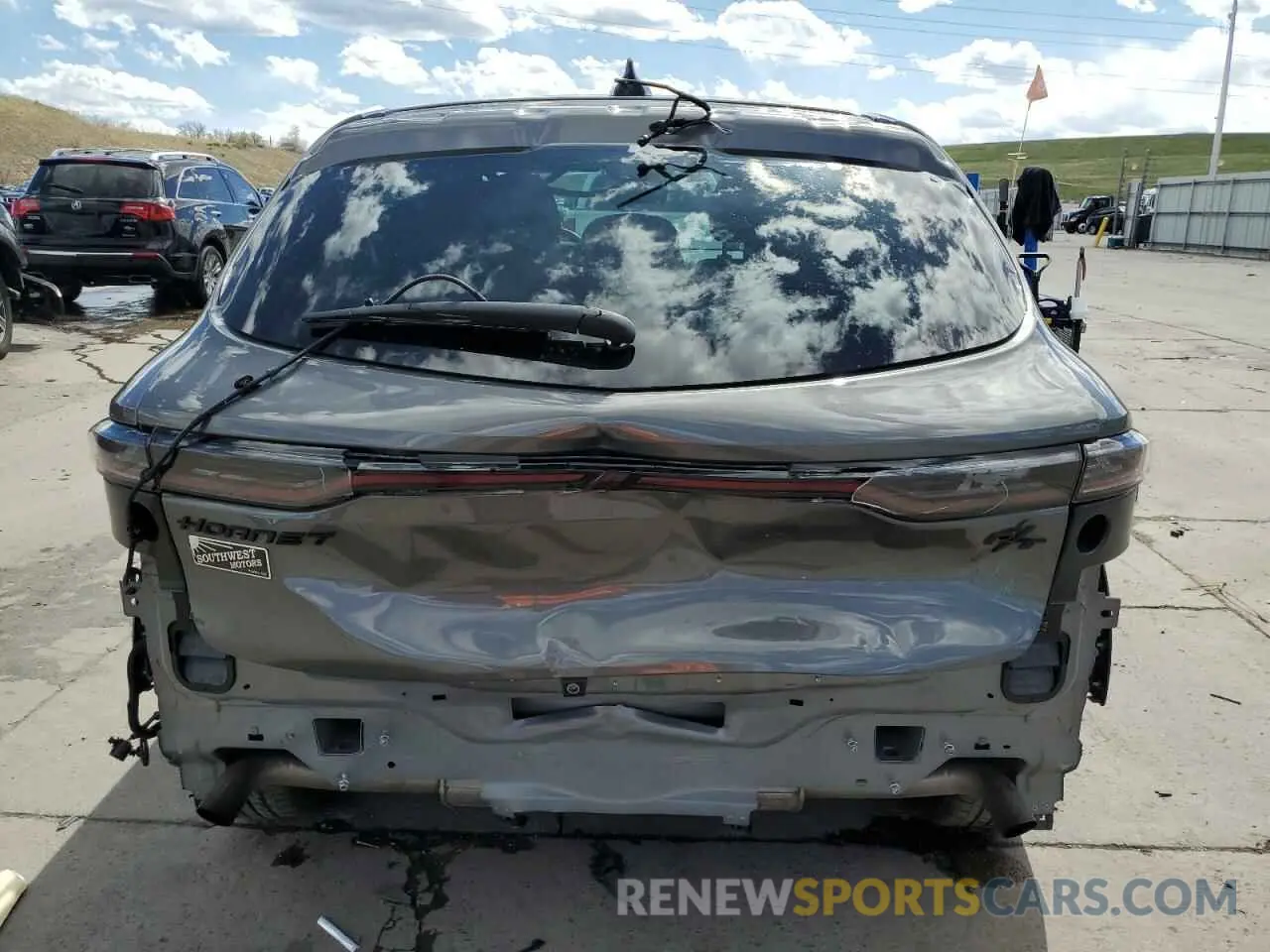 6 fotografías del automóvil dañado ZACPDFDW8R3A20578 DODGE HORNET R/T 2024