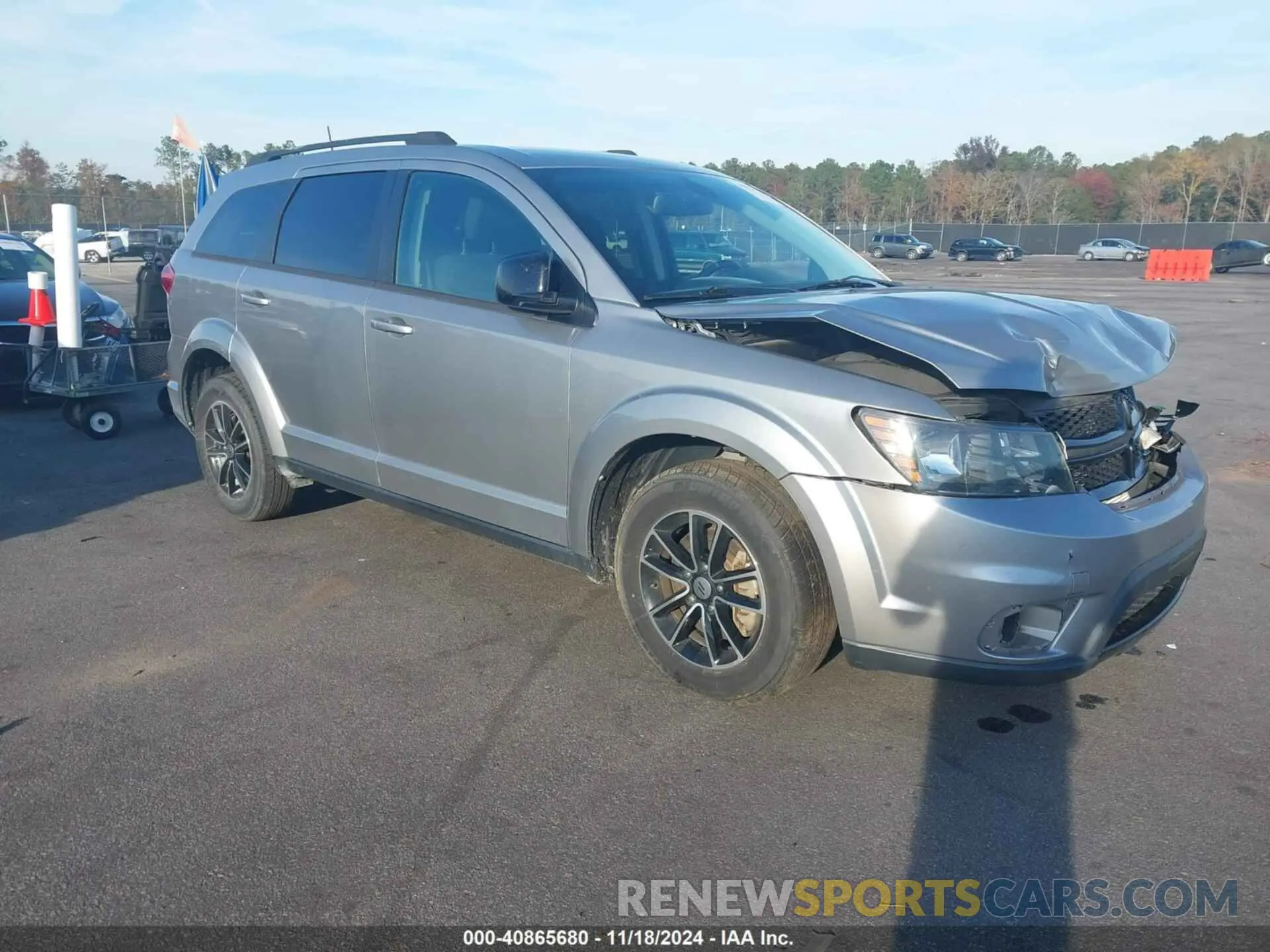 1 fotografías del automóvil dañado 3C4PDCBG6JT526376 DODGE JOURNEY 2018
