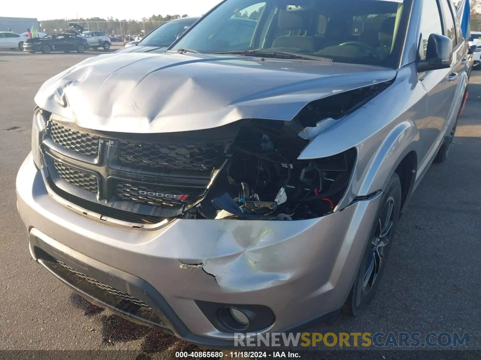 6 fotografías del automóvil dañado 3C4PDCBG6JT526376 DODGE JOURNEY 2018