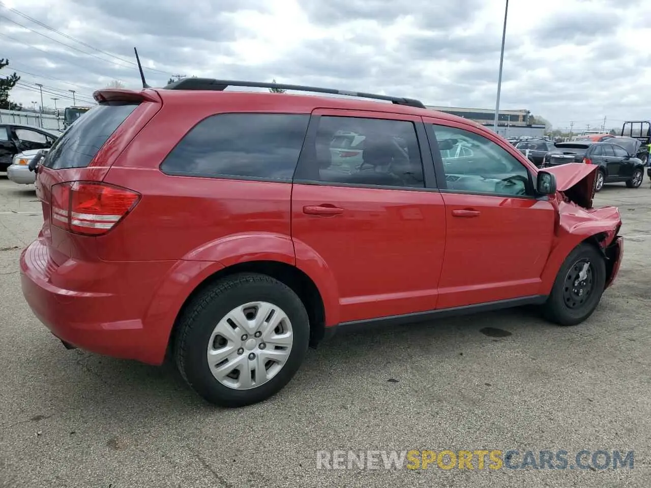 3 fotografías del automóvil dañado 3C4PDCAB1KT864842 DODGE JOURNEY 2019