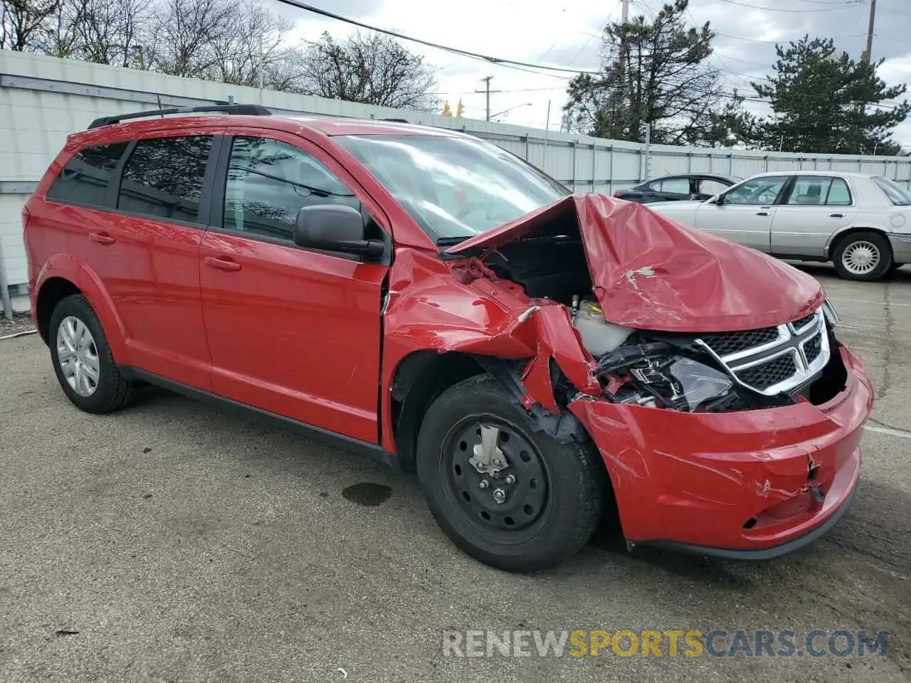 4 fotografías del automóvil dañado 3C4PDCAB1KT864842 DODGE JOURNEY 2019