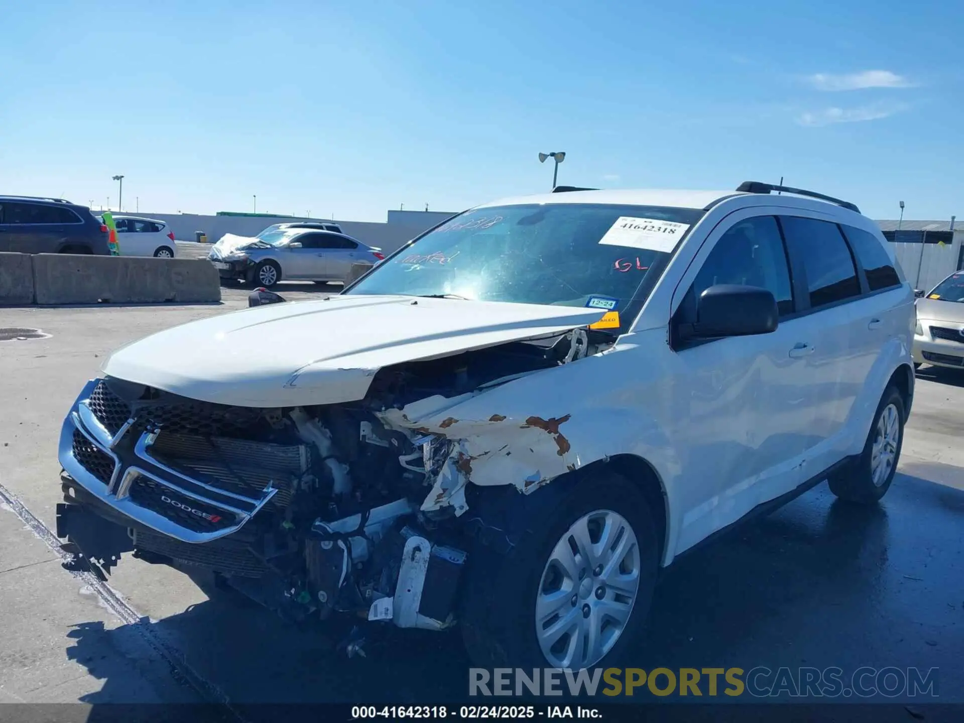 6 fotografías del automóvil dañado 3C4PDCAB1KT868065 DODGE JOURNEY 2019