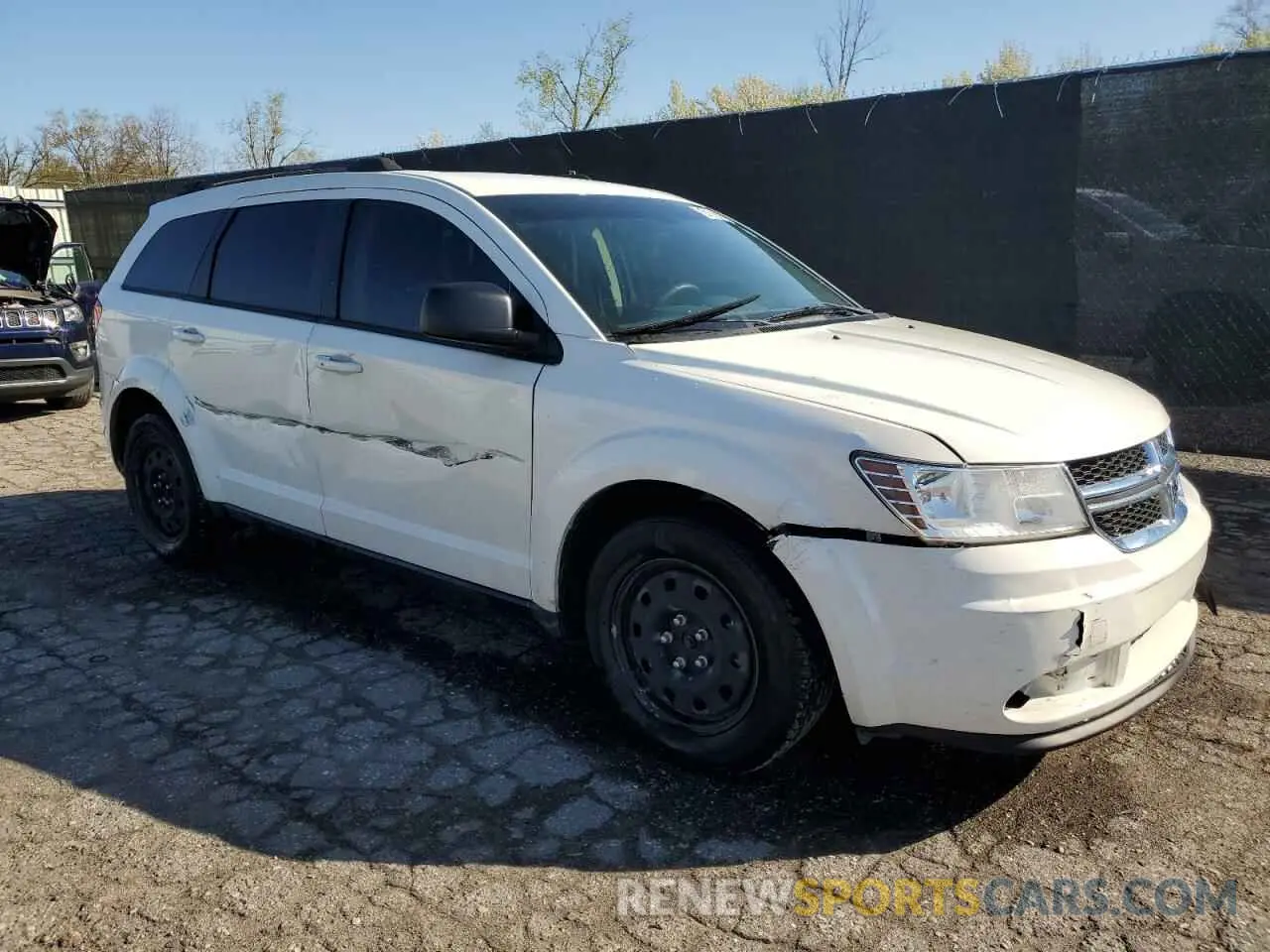 4 fotografías del automóvil dañado 3C4PDCAB5KT867937 DODGE JOURNEY 2019