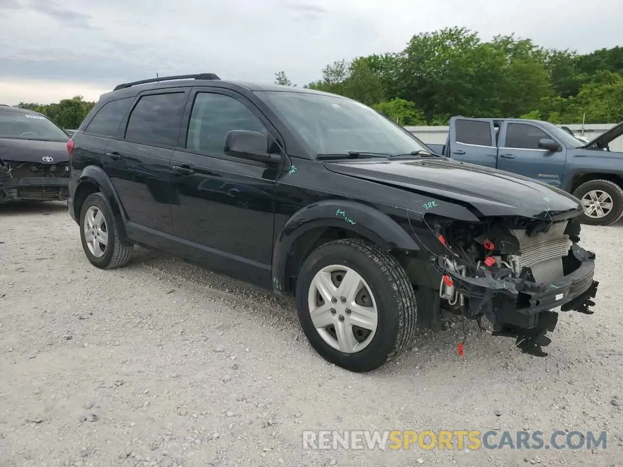 4 fotografías del automóvil dañado 3C4PDCBB0KT719581 DODGE JOURNEY 2019