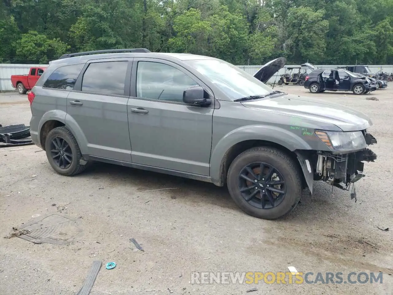 4 fotografías del automóvil dañado 3C4PDCBB0KT875474 DODGE JOURNEY 2019