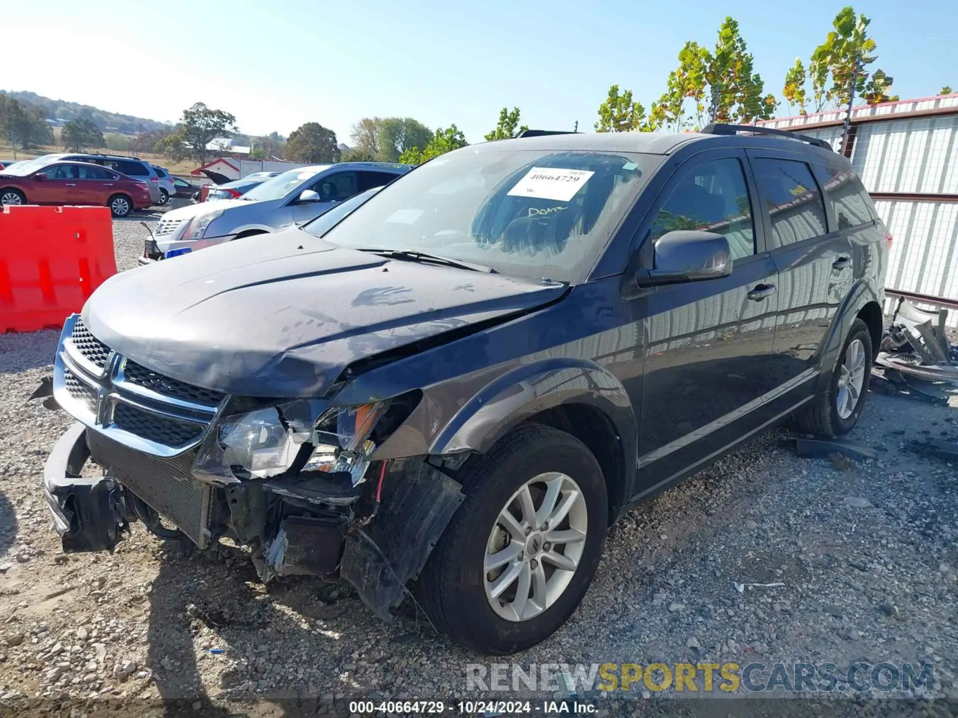 2 fotografías del automóvil dañado 3C4PDCBB1KT864015 DODGE JOURNEY 2019