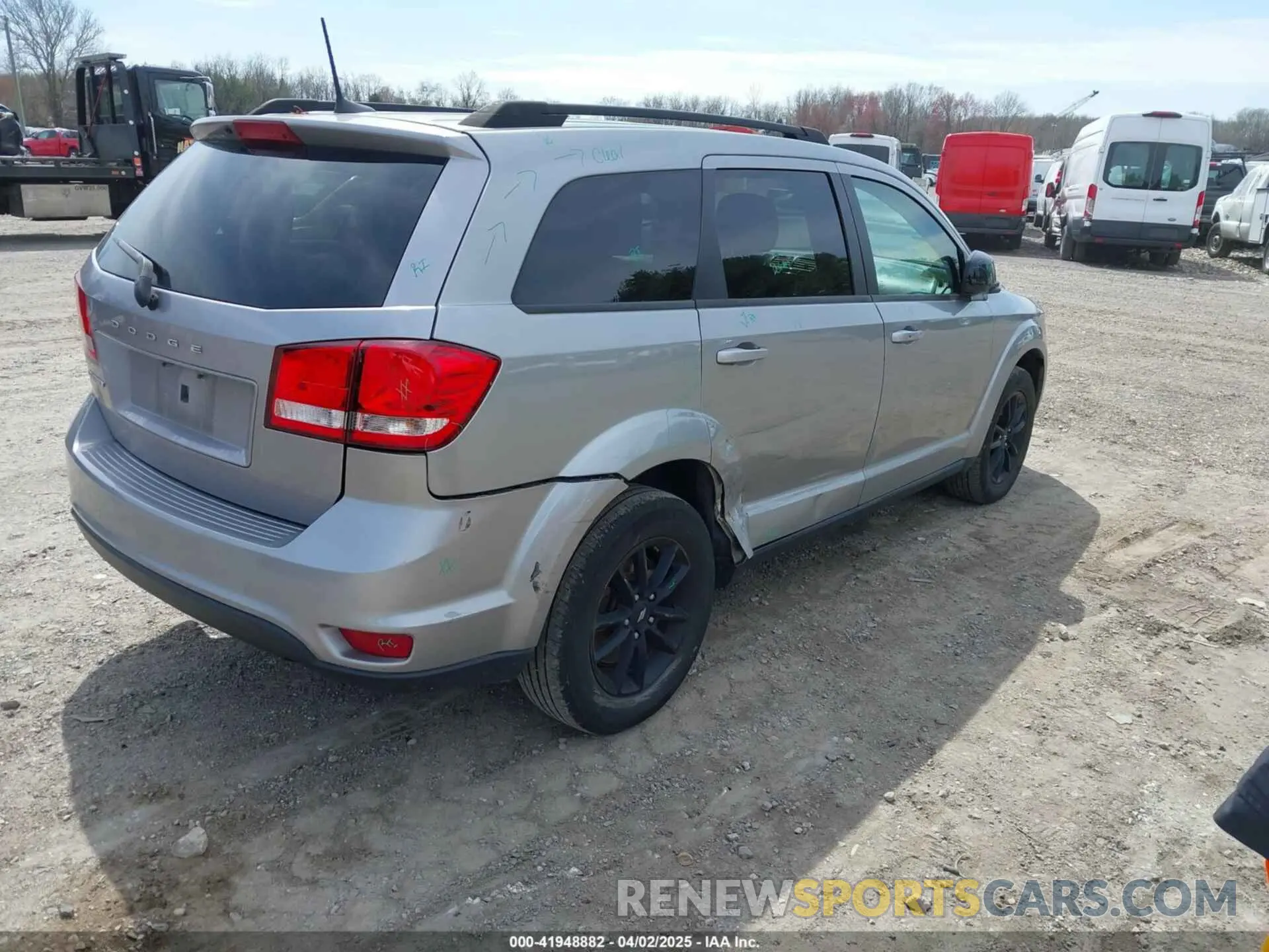 4 fotografías del automóvil dañado 3C4PDCBB2KT798767 DODGE JOURNEY 2019
