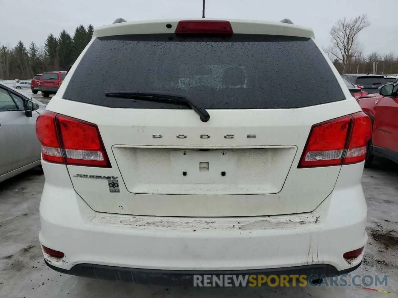 6 fotografías del automóvil dañado 3C4PDCBB2KT867201 DODGE JOURNEY 2019