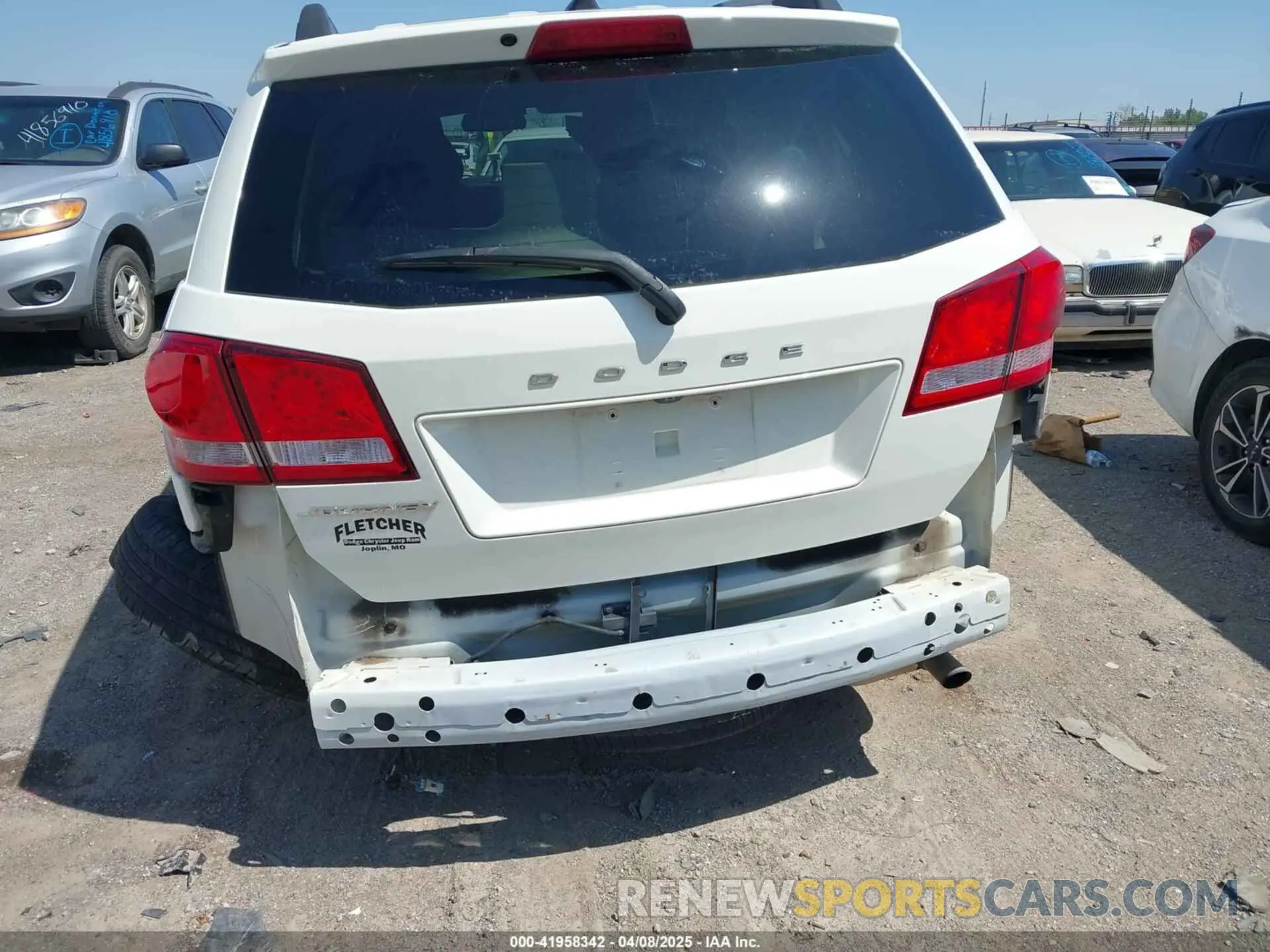 6 fotografías del automóvil dañado 3C4PDCBB4KT866941 DODGE JOURNEY 2019