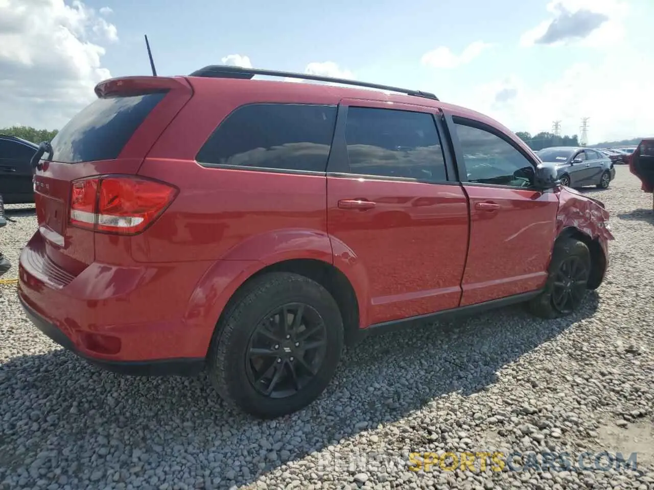 3 fotografías del automóvil dañado 3C4PDCBB5KT845578 DODGE JOURNEY 2019