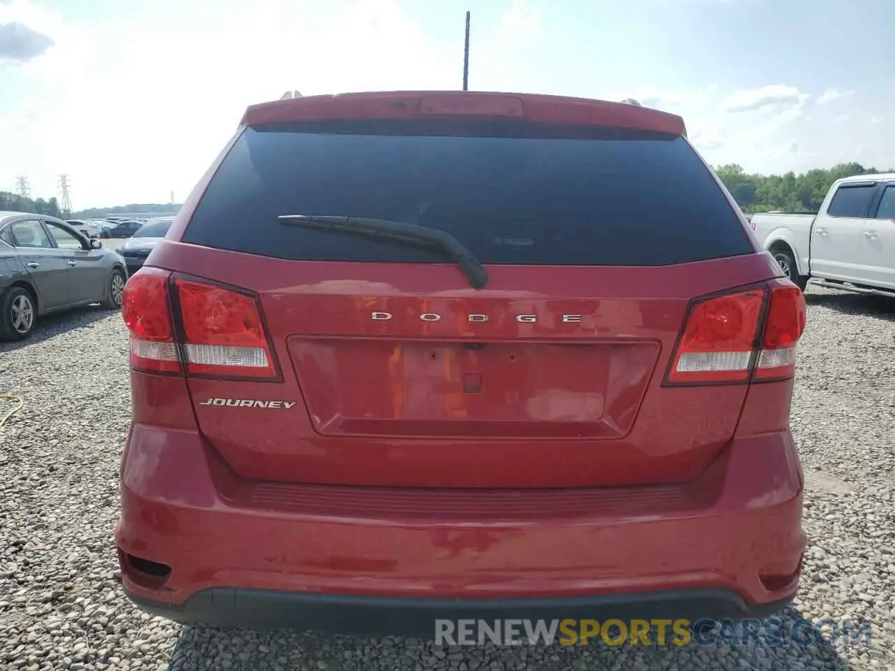 6 fotografías del automóvil dañado 3C4PDCBB5KT845578 DODGE JOURNEY 2019