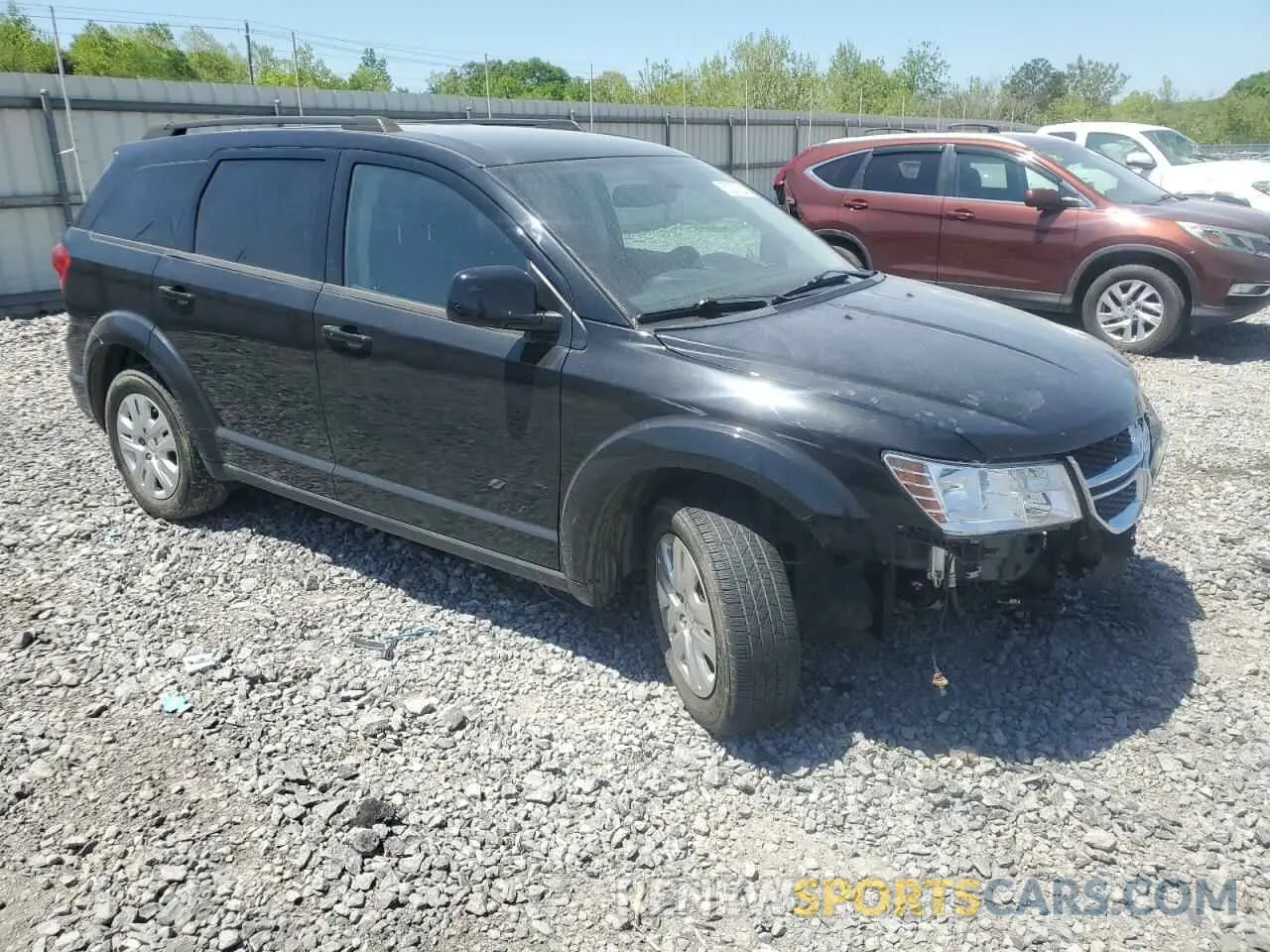 4 fotografías del automóvil dañado 3C4PDCBB6KT837618 DODGE JOURNEY 2019