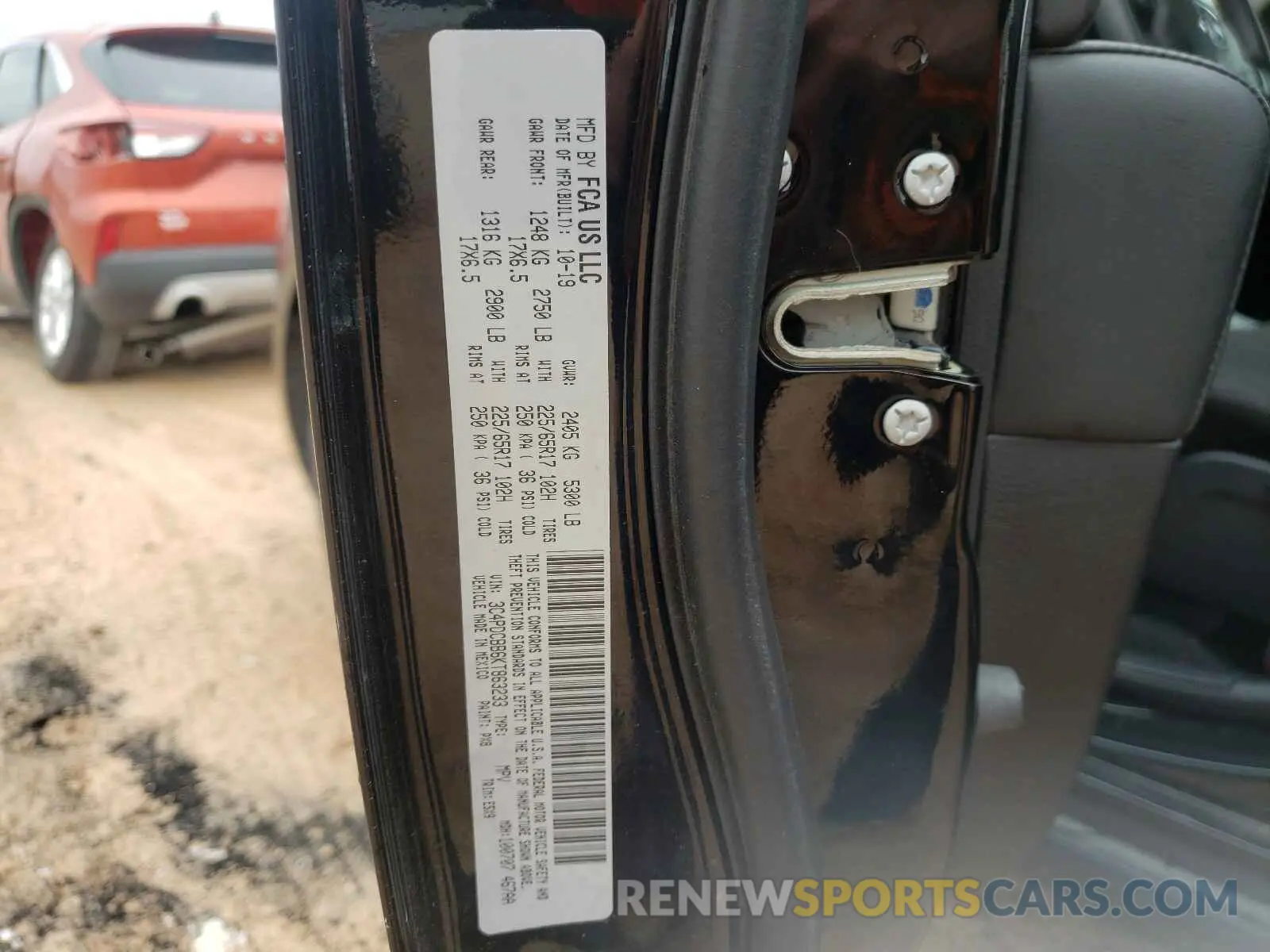 10 fotografías del automóvil dañado 3C4PDCBB6KT863233 DODGE JOURNEY 2019