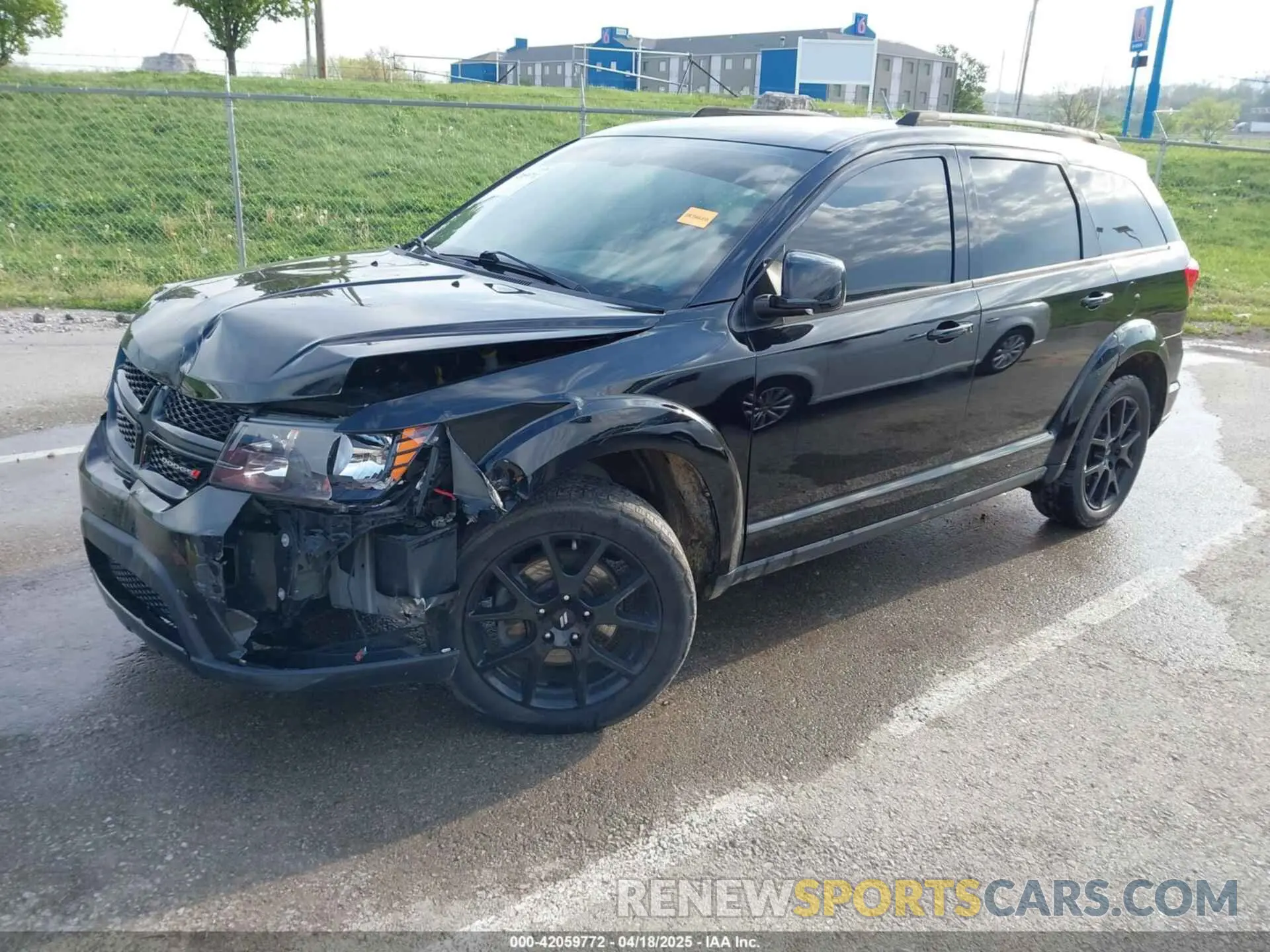 2 fotografías del automóvil dañado 3C4PDCBB7KT798425 DODGE JOURNEY 2019