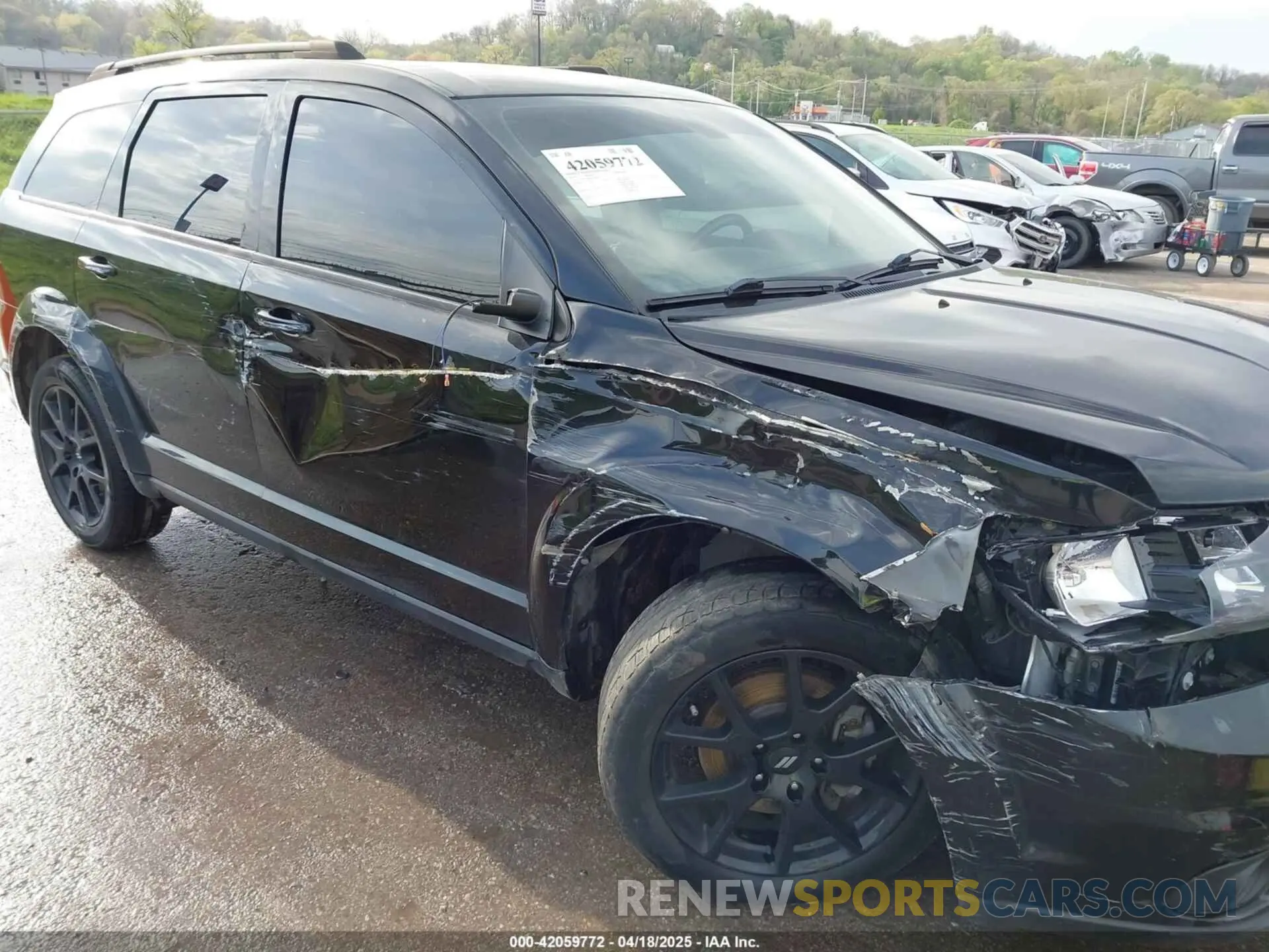6 fotografías del automóvil dañado 3C4PDCBB7KT798425 DODGE JOURNEY 2019