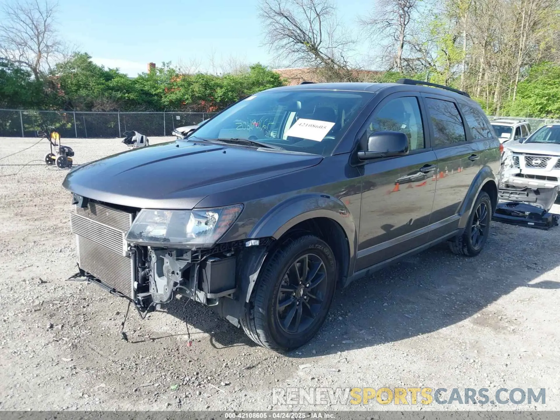 2 fotografías del automóvil dañado 3C4PDCBB7KT852418 DODGE JOURNEY 2019