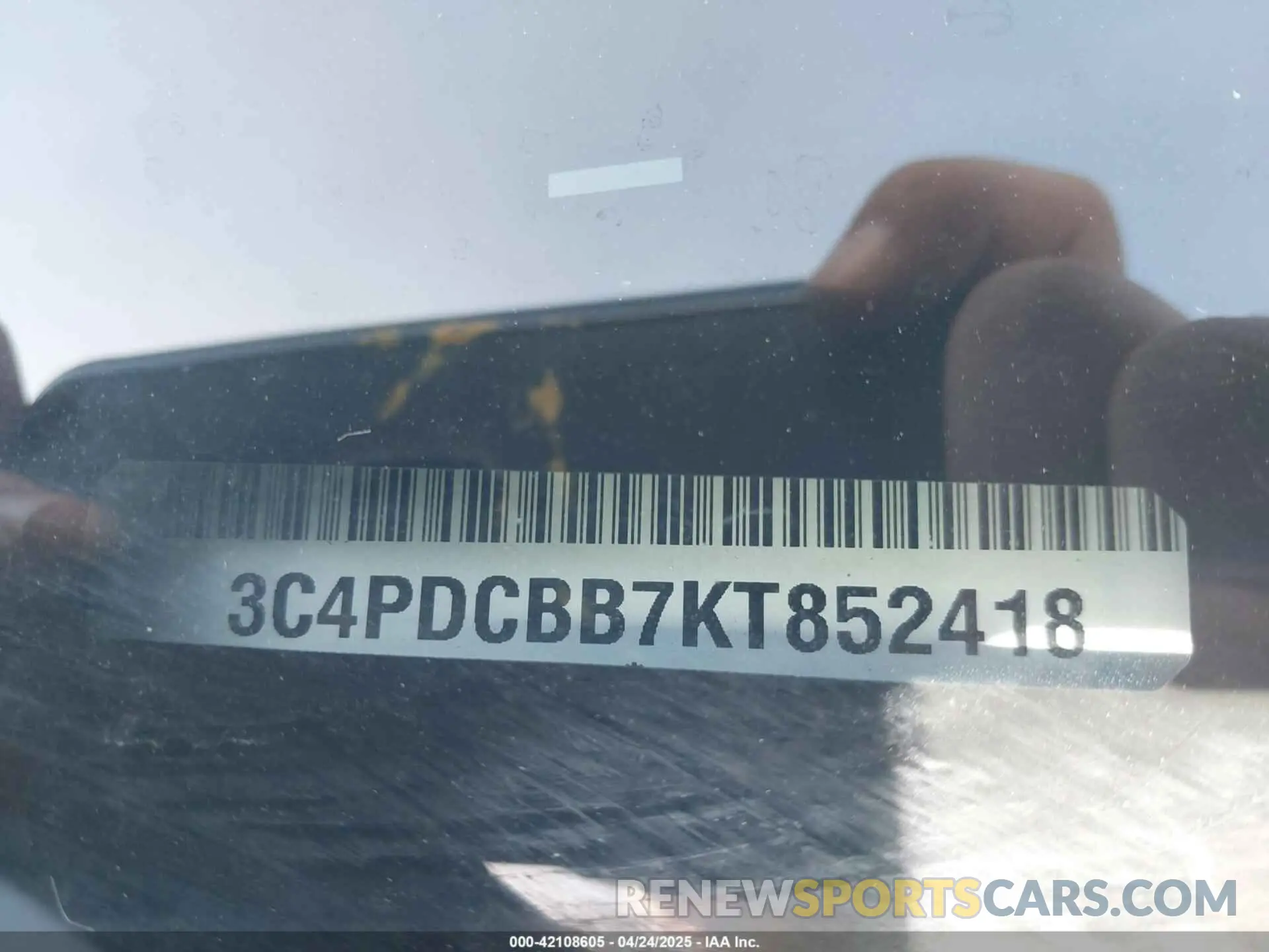 9 fotografías del automóvil dañado 3C4PDCBB7KT852418 DODGE JOURNEY 2019