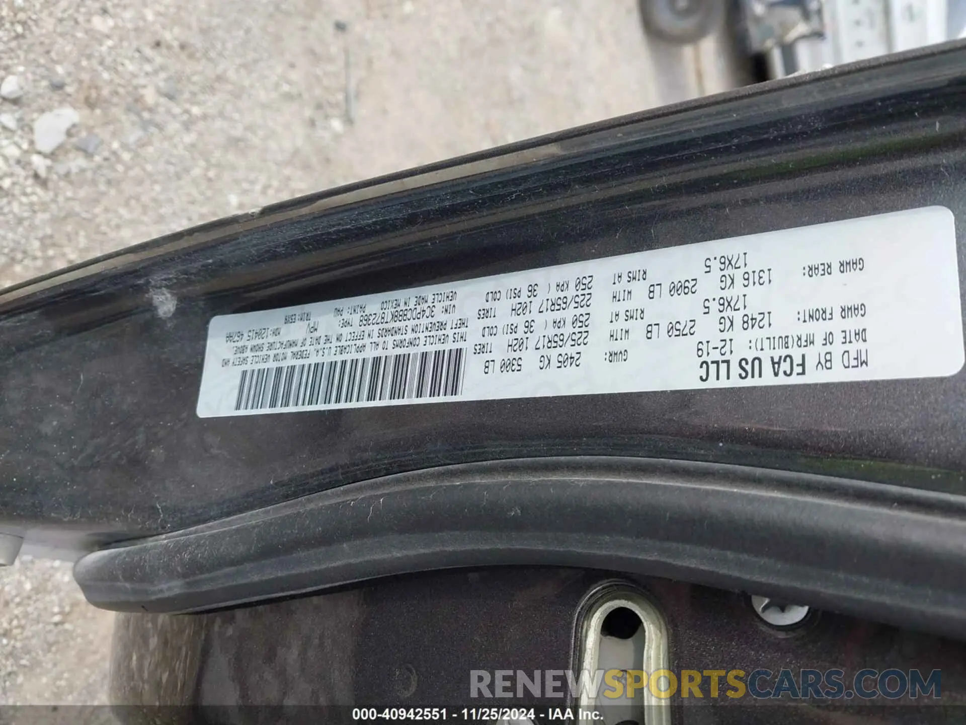 9 fotografías del automóvil dañado 3C4PDCBB8KT872368 DODGE JOURNEY 2019