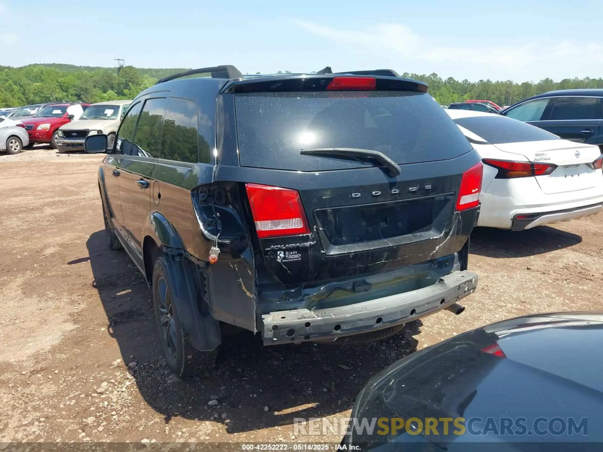 6 fotografías del automóvil dañado 3C4PDCBB9KT848614 DODGE JOURNEY 2019