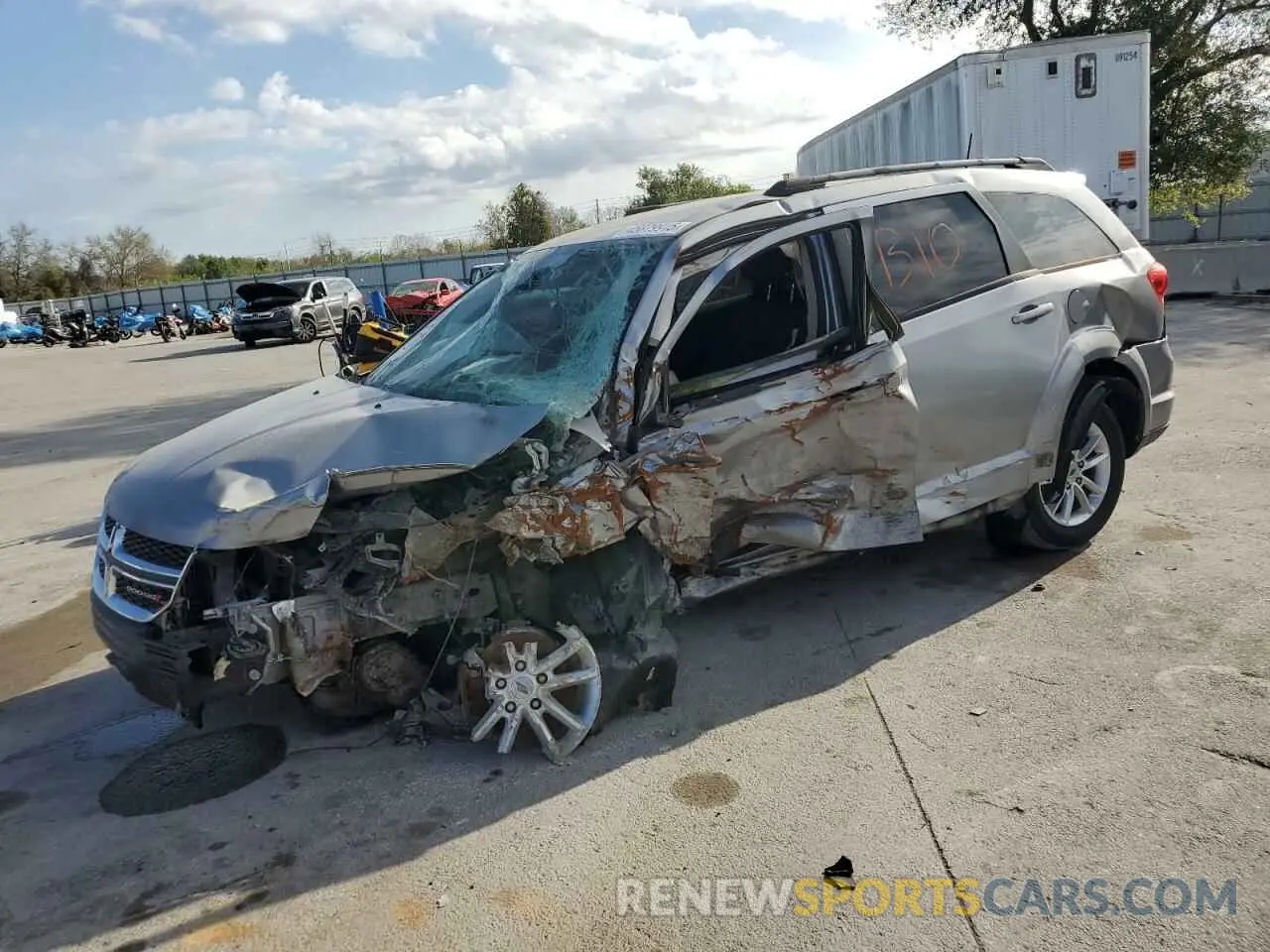 1 fotografías del automóvil dañado 3C4PDCBB9KT861850 DODGE JOURNEY 2019