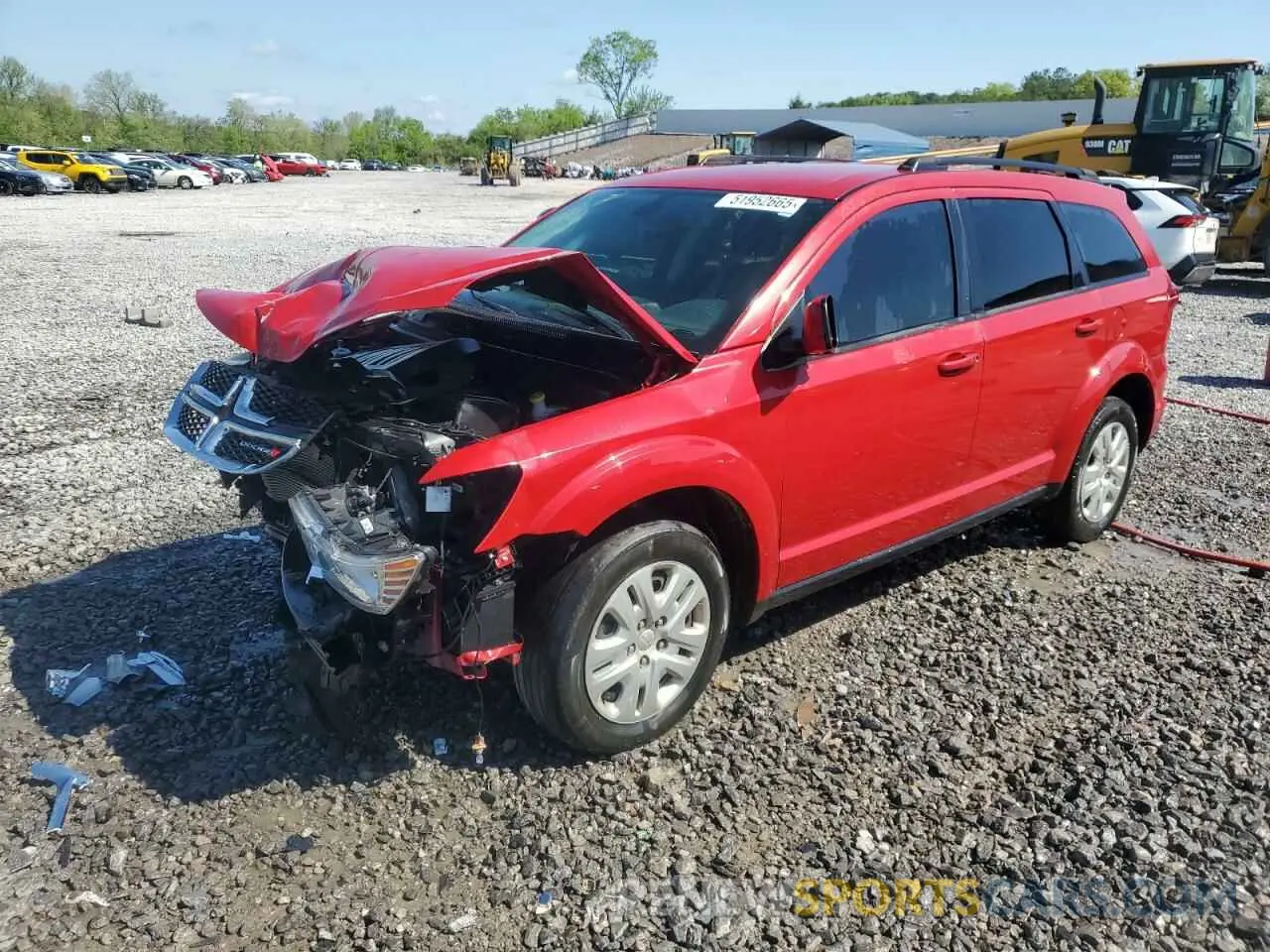 1 fotografías del automóvil dañado 3C4PDCBG2KT837773 DODGE JOURNEY 2019